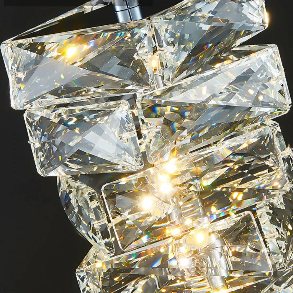Bacci Crystal Light Fixture Chandelier