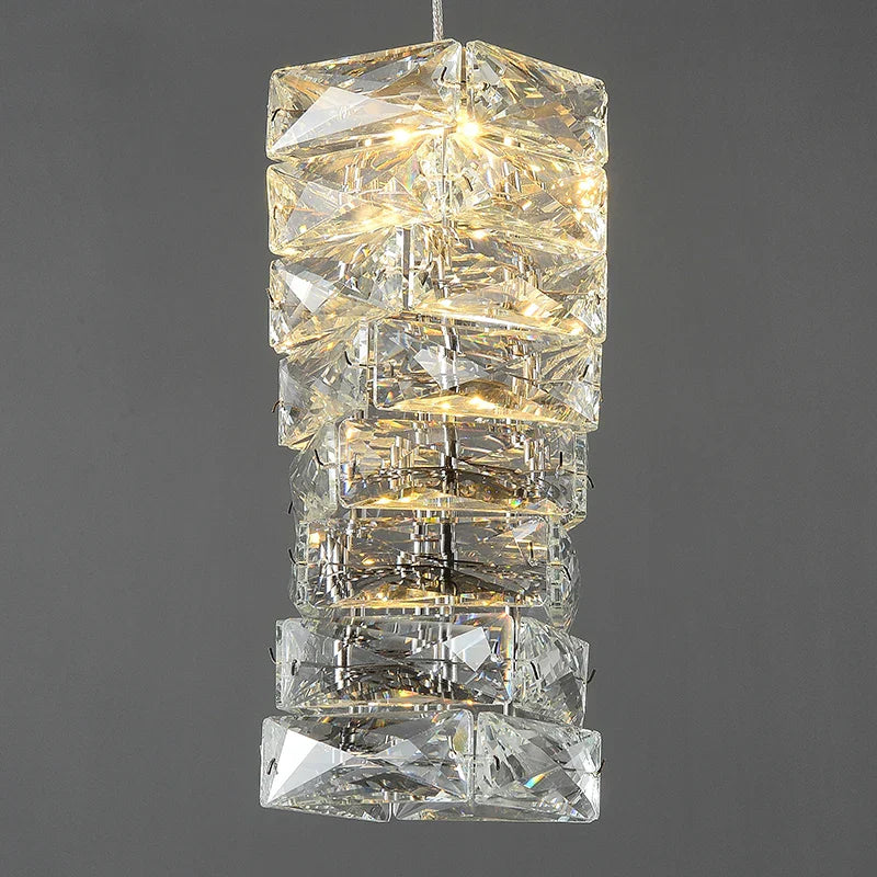 Bacci Crystal Light Fixture Chandelier