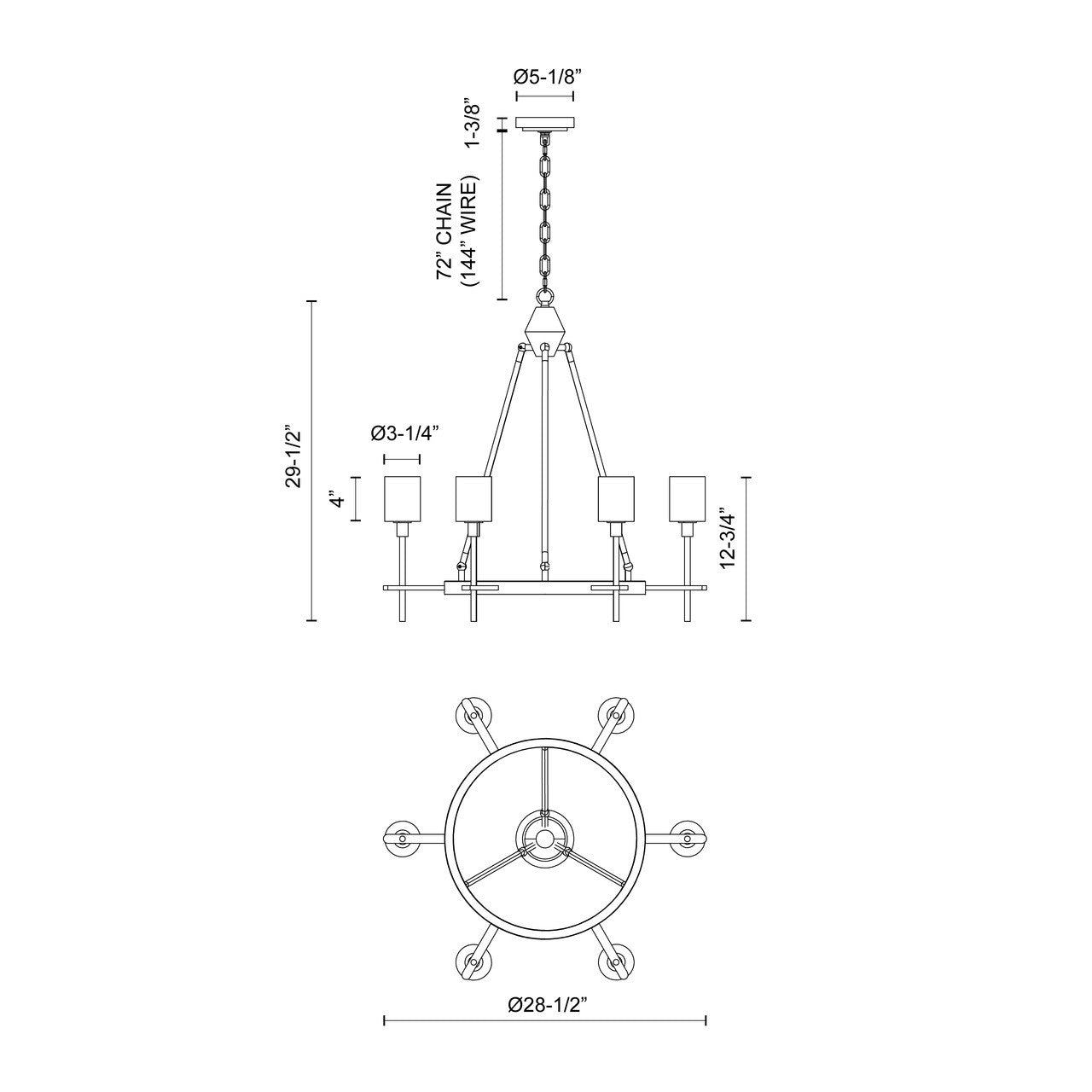 Salita LED Chandelier