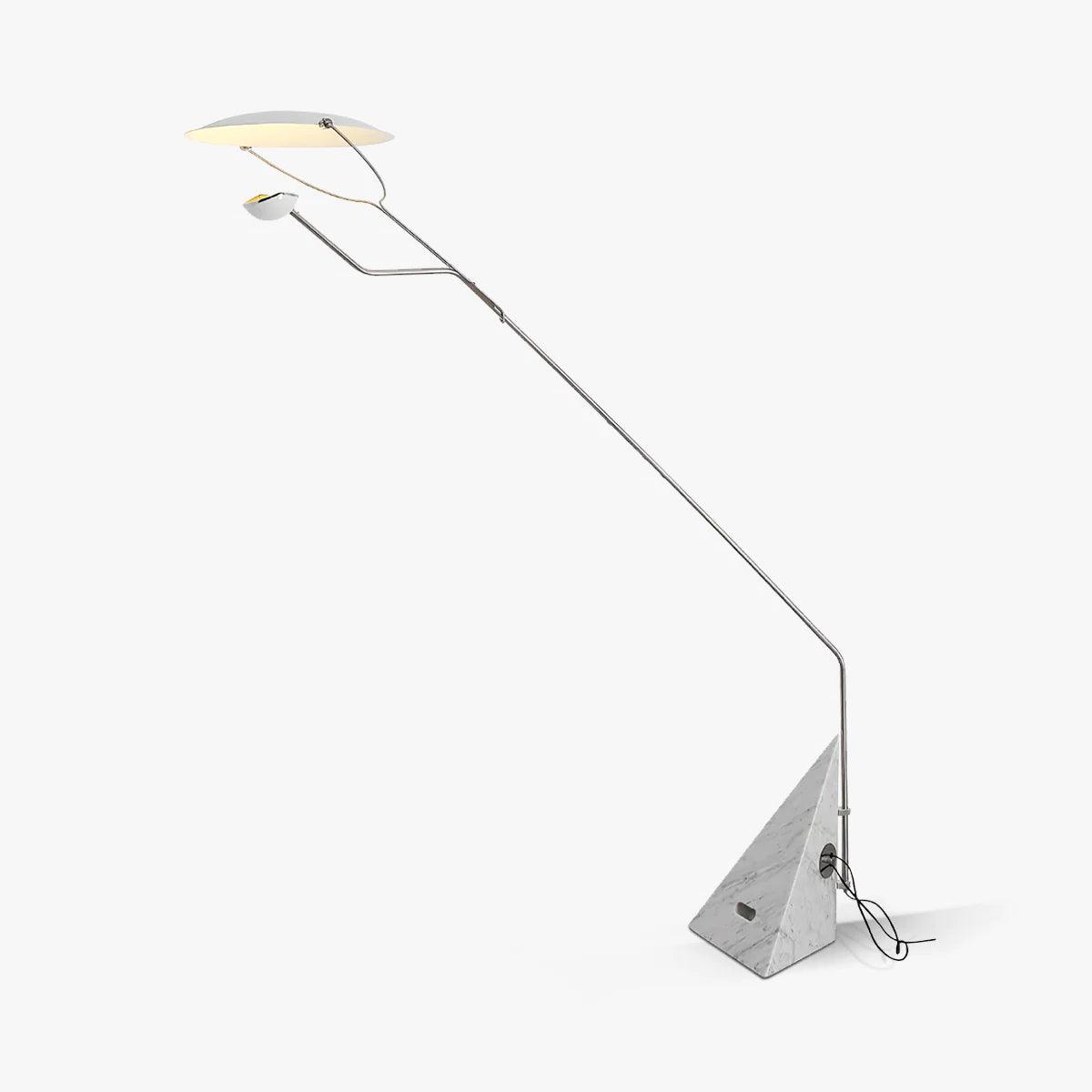 Salocchi Marble Floor Lamp floor lamp in marble, iron, stainless steel, steel | Tianguang Select