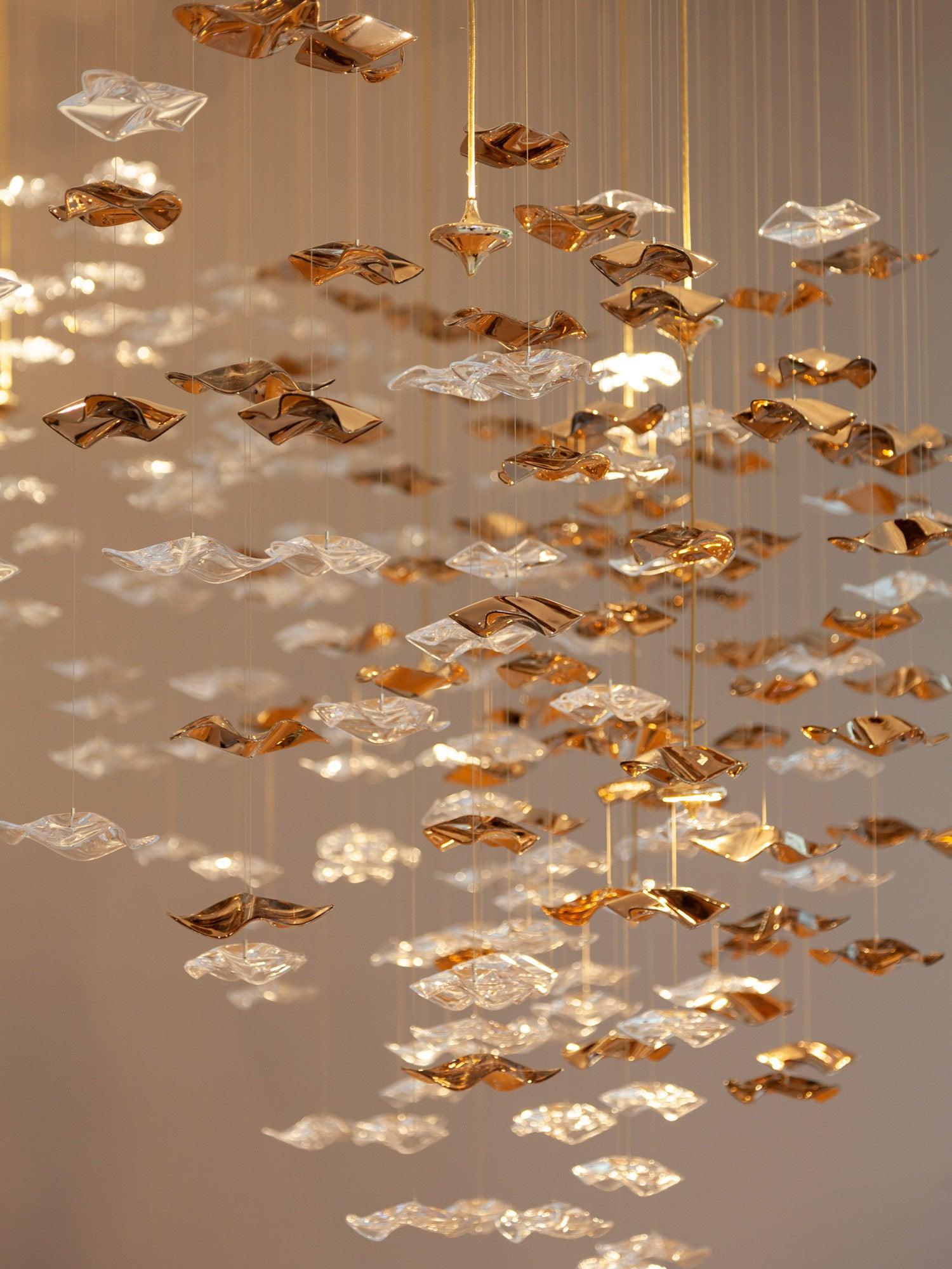 DIY Sand Sea Chandelier