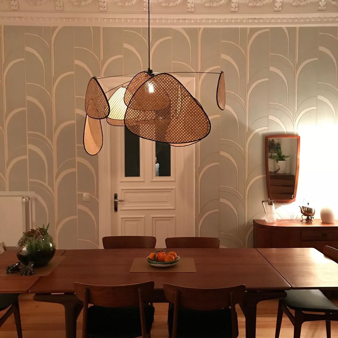 Screen Cannage Swag Light Chandelier