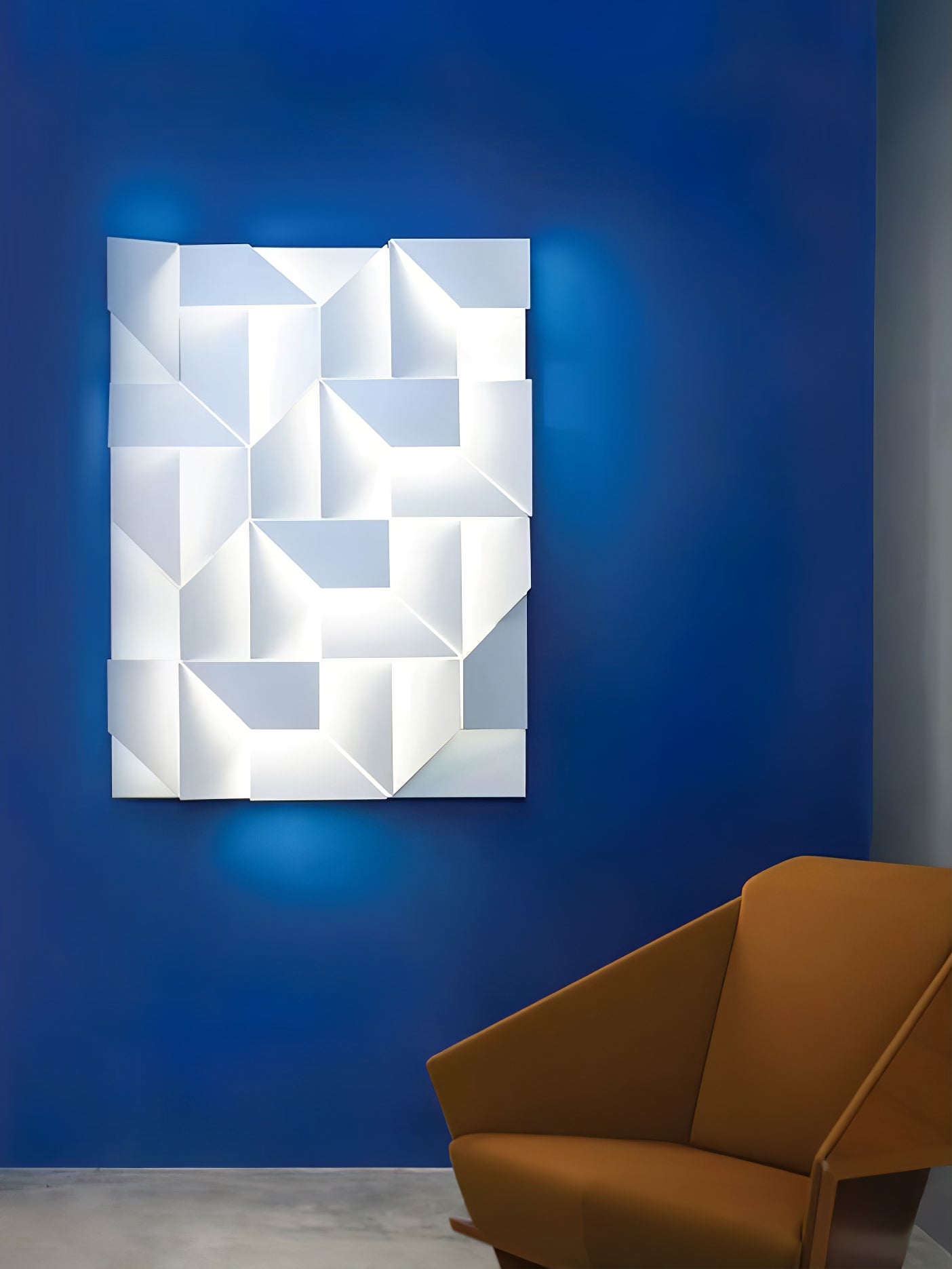 Shadows Grand Wall-mounted Light Wall Light - L 23.6 x W 23.6 Metal, Hardwired Wall Sconce, detail 122