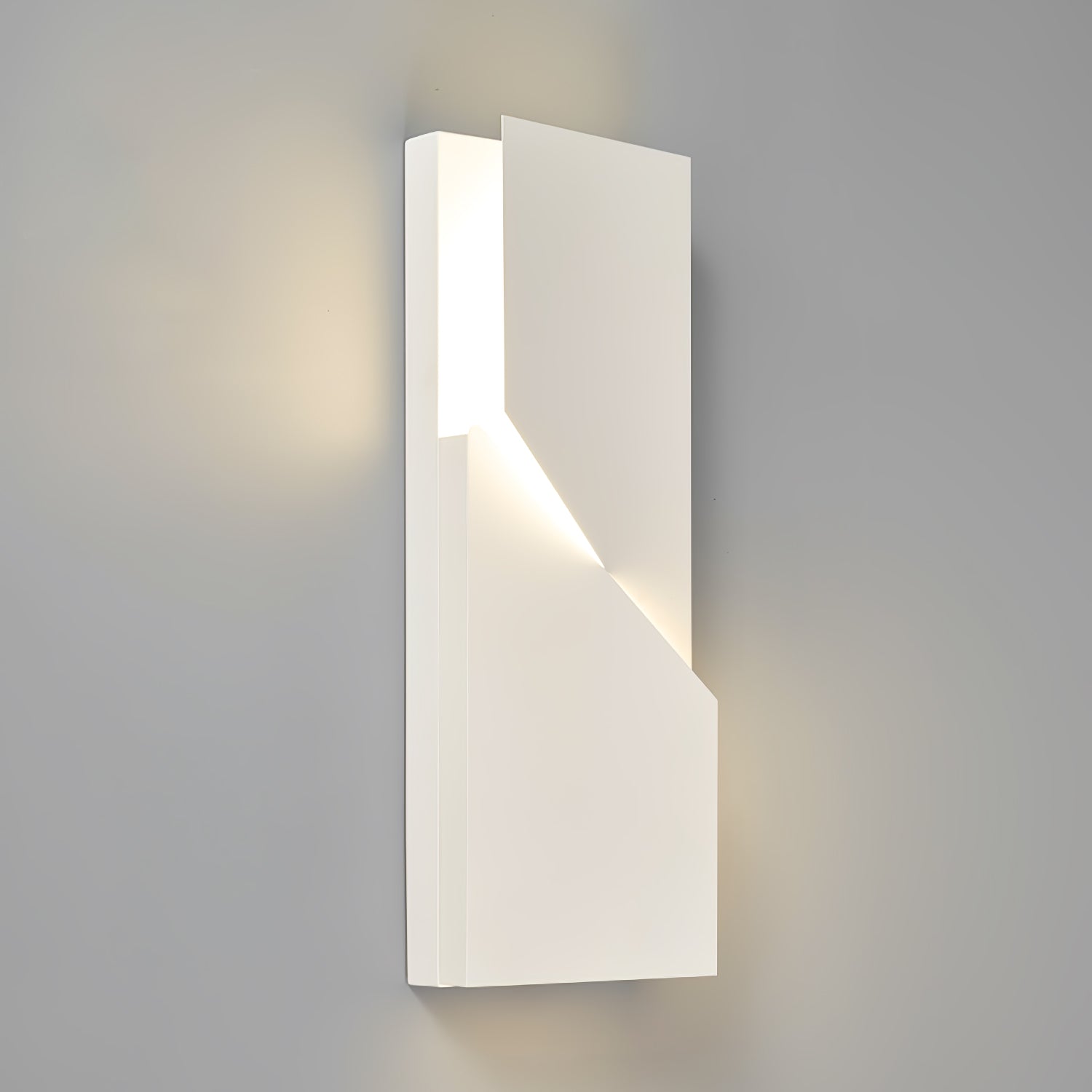 Shadows Grand Wall-mounted Light Wall Light - L 15cm x H 45cm Metal, Hardwired Wall Sconce, detail 132