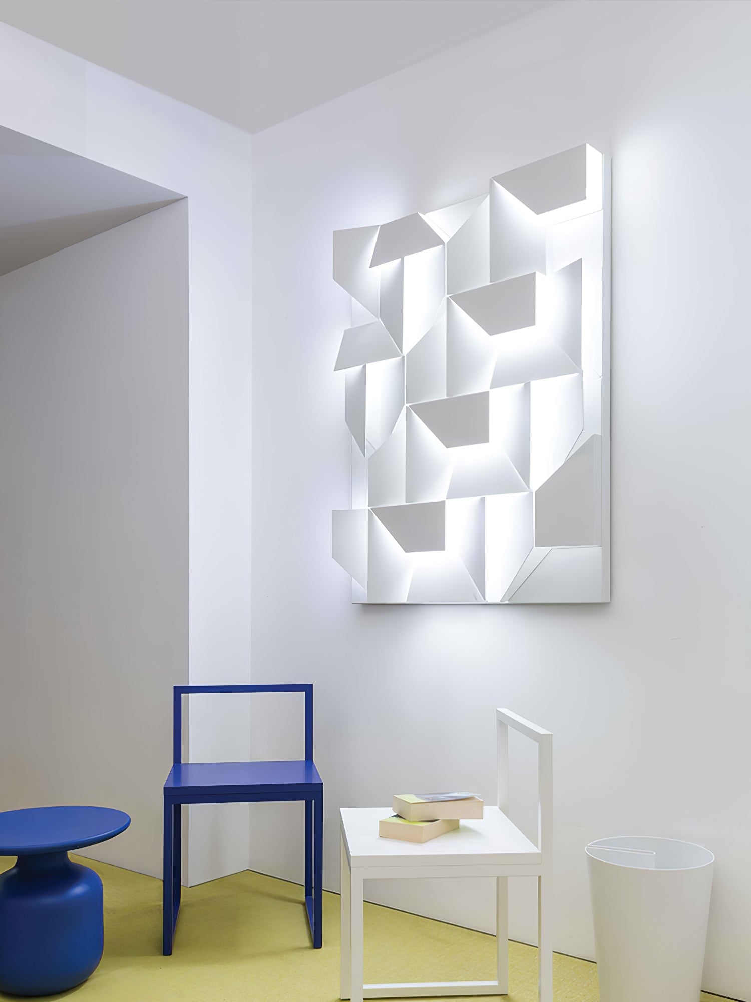 Shadows Grand Wall-mounted Light Wall Light - L 23.6 x W 23.6 Metal, Hardwired Wall Sconce, detail 146