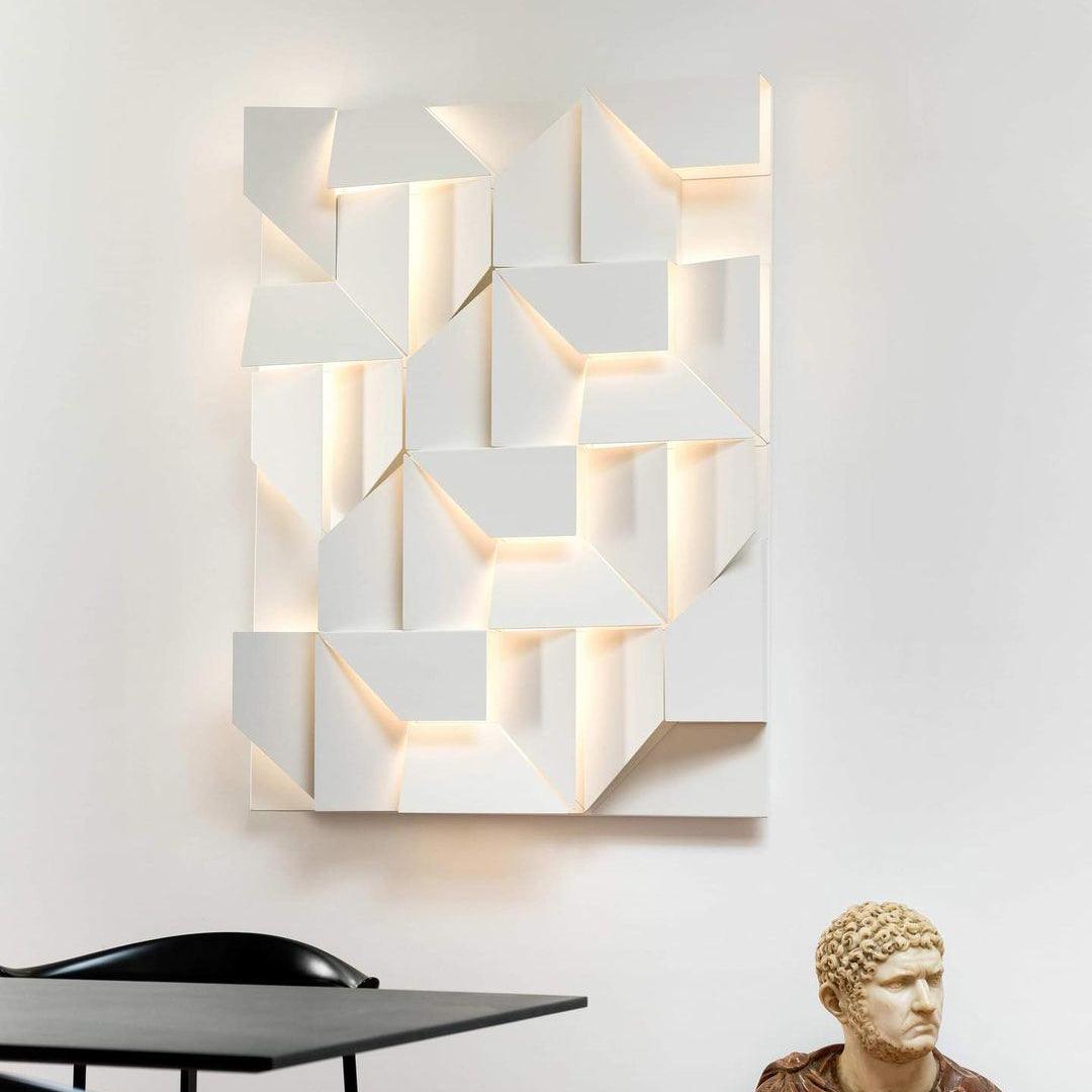 Shadows Grand Wall-mounted Light Wall Light - L 15cm x H 45cm Metal, Hardwired Wall Sconce, detail 39