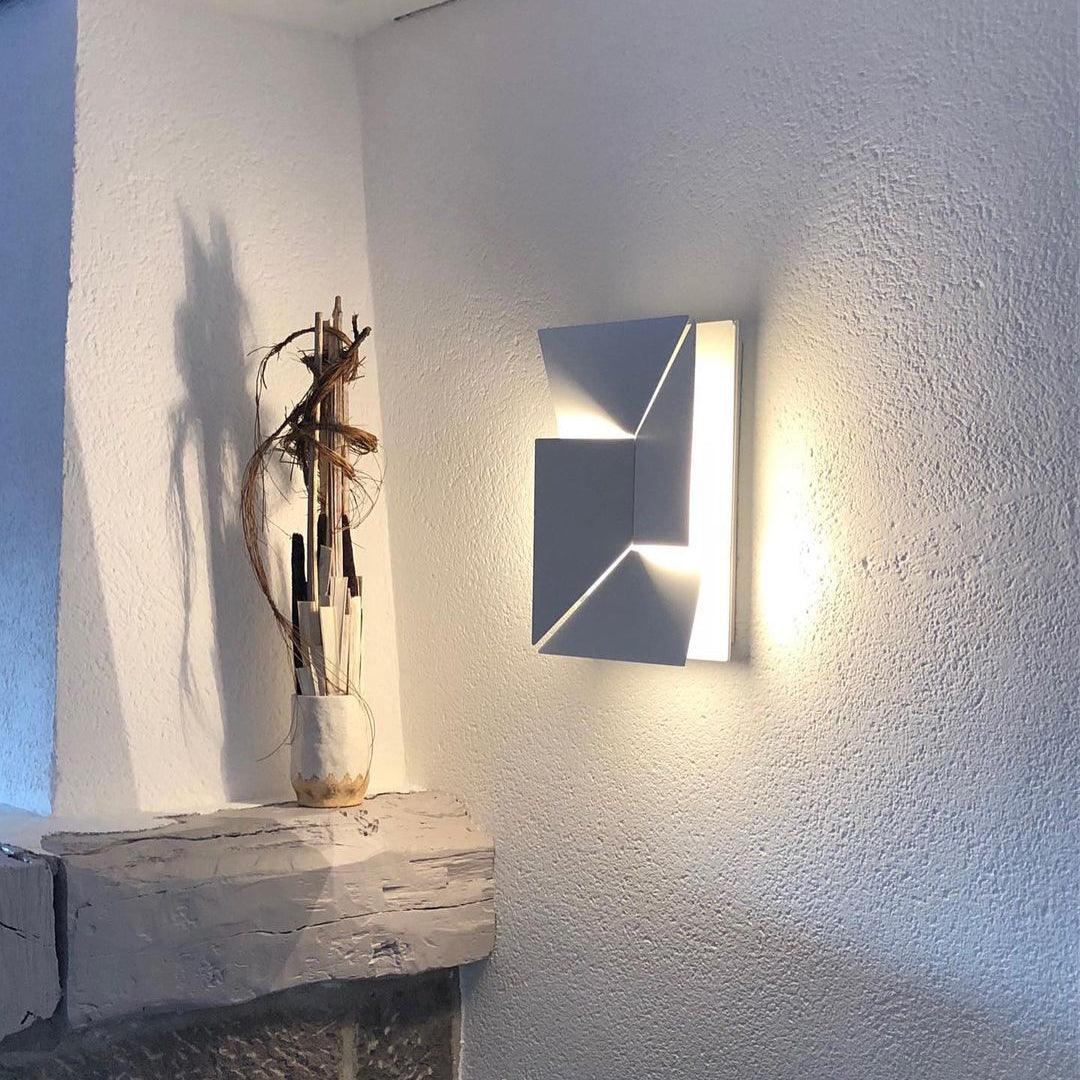 Shadows Grand Wall-mounted Light Wall Light - L 15cm x H 45cm Metal, Hardwired Wall Sconce, detail 36