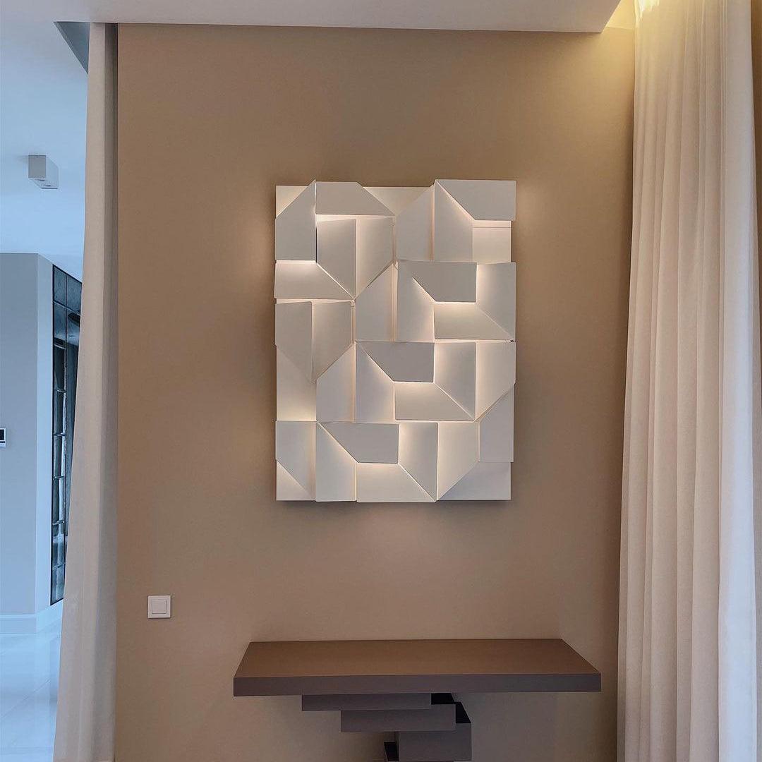 Shadows Grand Wall-mounted Light Wall Light - L 23.6 x W 23.6 Metal, Hardwired Wall Sconce, detail 36