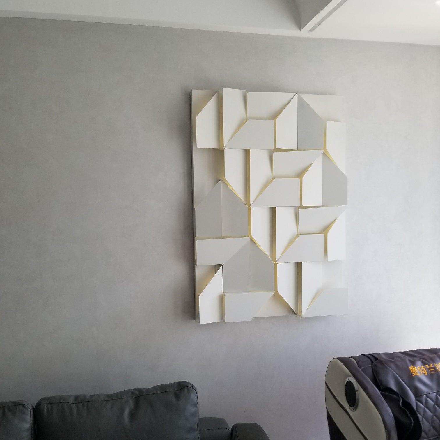 Shadows Grand Wall-mounted Light Wall Light - L 23.6 x W 23.6 Metal, Hardwired Wall Sconce, detail 46