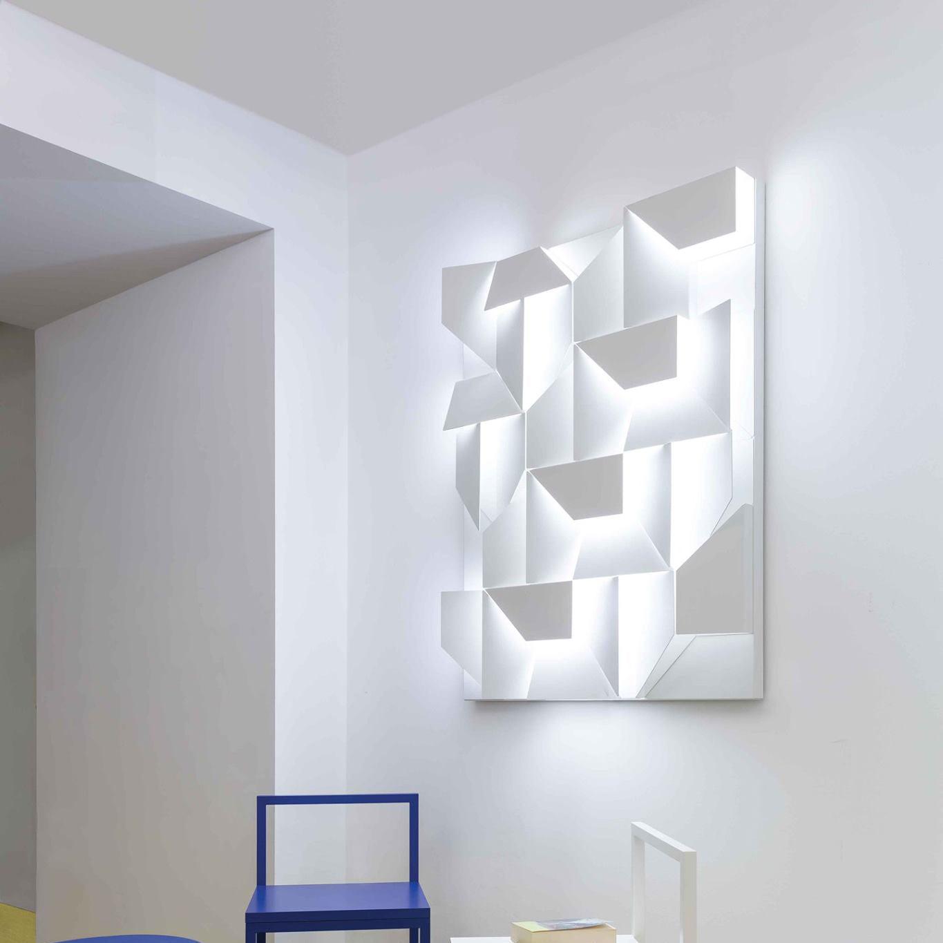 Shadows Grand Wall-mounted Light Wall Light - L 15cm x H 45cm Metal, Hardwired Wall Sconce, detail 22