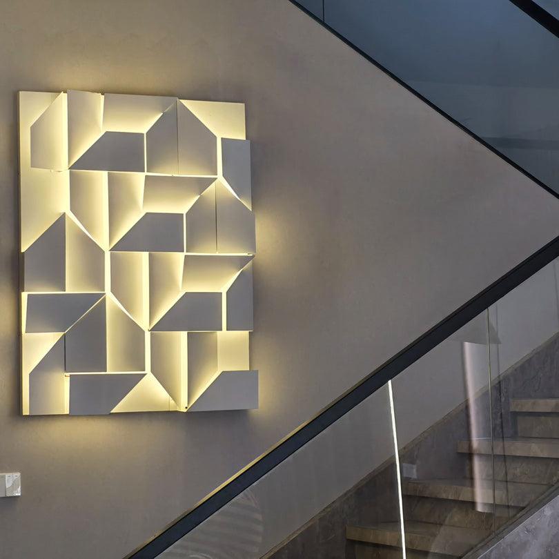 Shadows Grand Wall-mounted Light Wall Light - L 15cm x H 45cm Metal, Hardwired Wall Sconce, detail 52