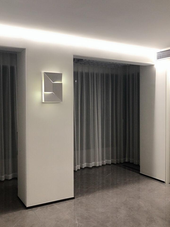 Shadows Grand Wall-mounted Light Wall Light - L 15cm x H 45cm Metal, Hardwired Wall Sconce, detail 60