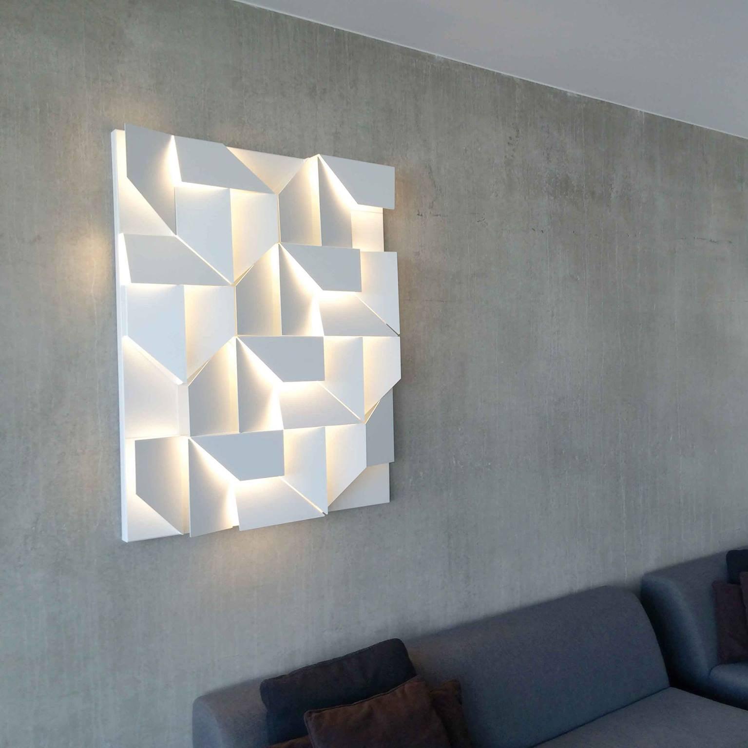Shadows Grand Wall-mounted Light Wall Light - L 15cm x H 45cm Metal, Hardwired Wall Sconce, detail 20