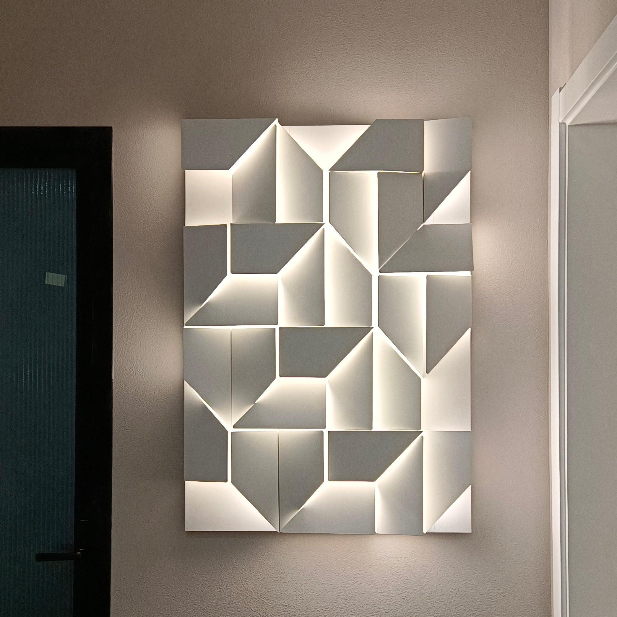 Shadows Grand Wall-mounted Light Wall Light - L 23.6 x W 23.6 Metal, Hardwired Wall Sconce, detail 56