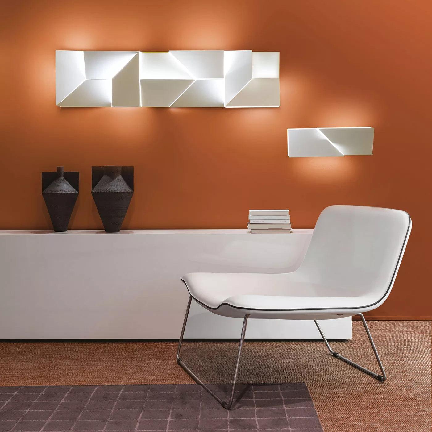 Shadows Grand Wall-mounted Light Wall Light - L 15cm x H 45cm Metal, Hardwired Wall Sconce, detail 11