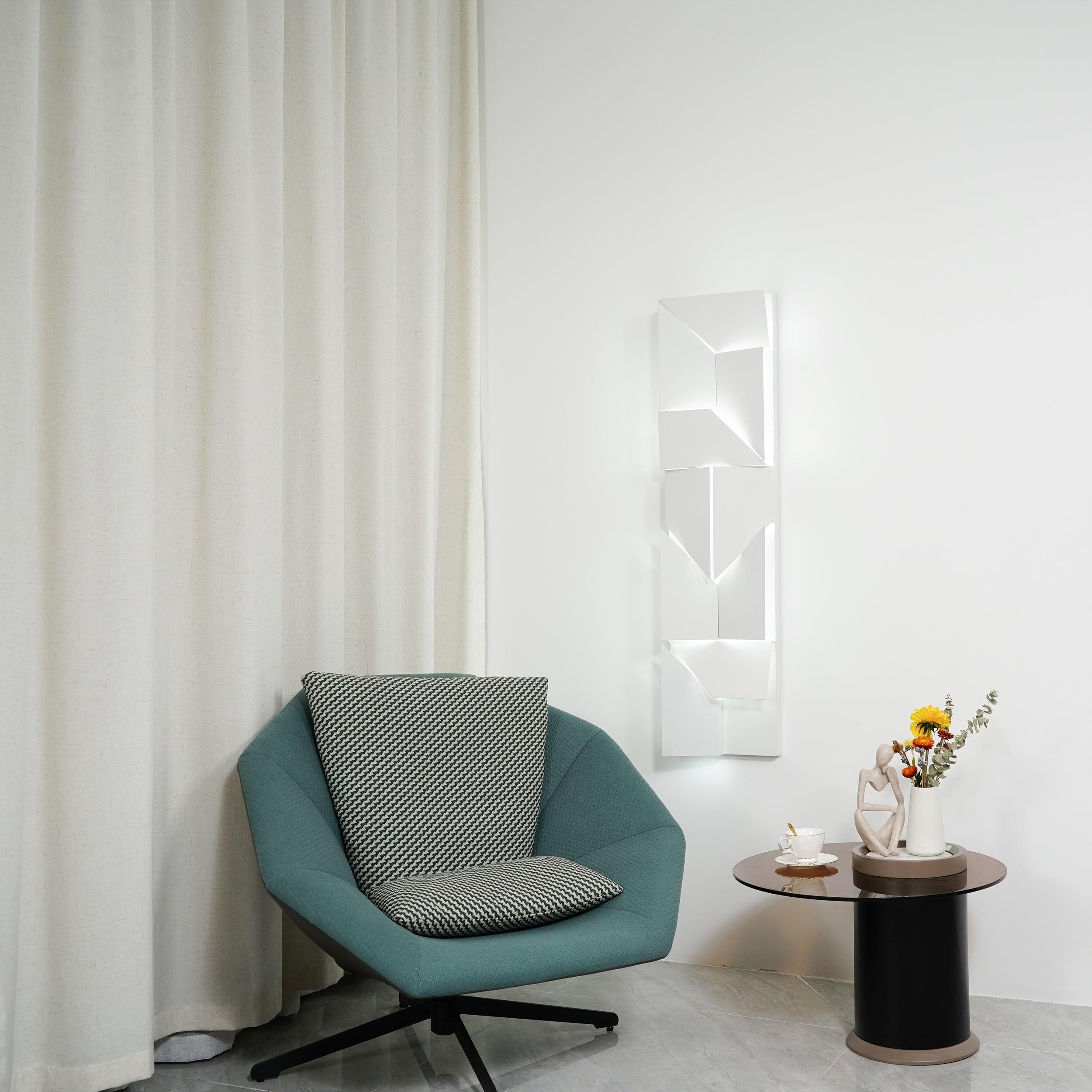 Shadows Grand Wall-mounted Light Wall Light - L 23.6 x W 23.6 Metal, Hardwired Wall Sconce, detail 68