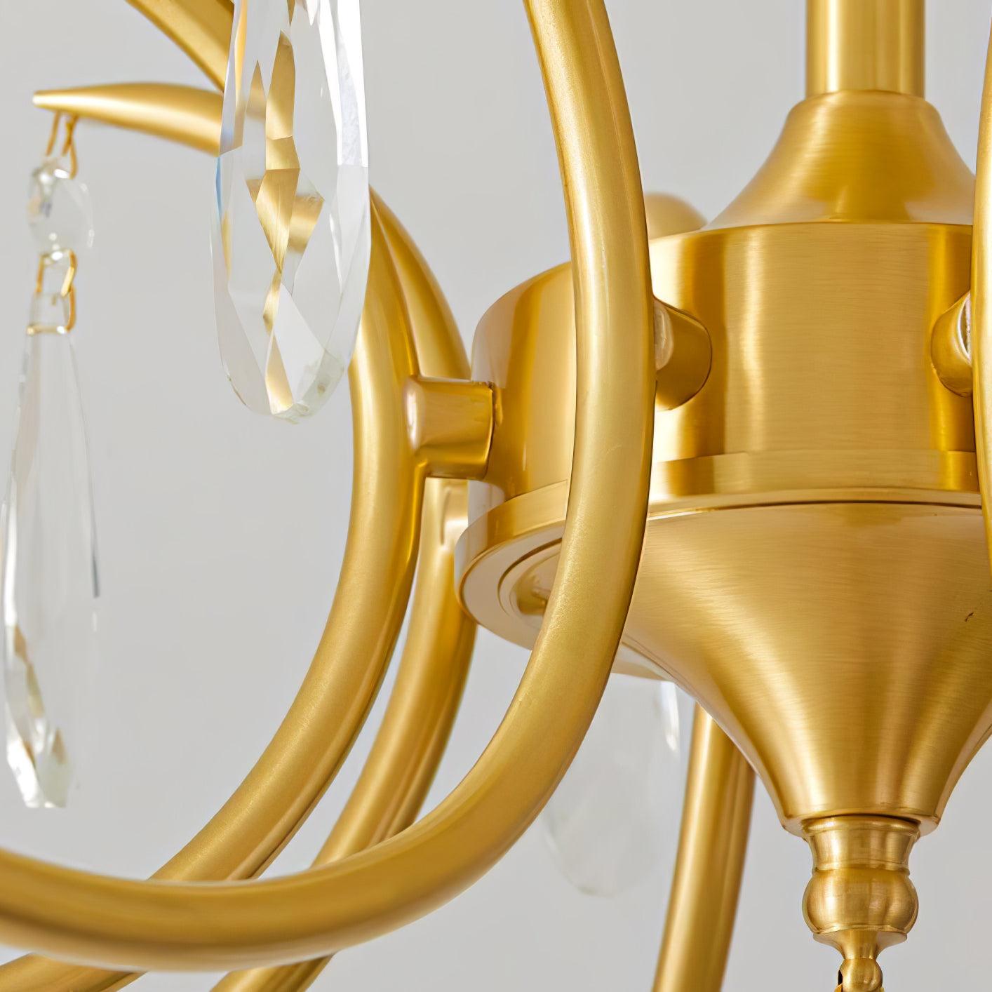 Shell Brass Ceiling-mounted Light Ceiling Lamp