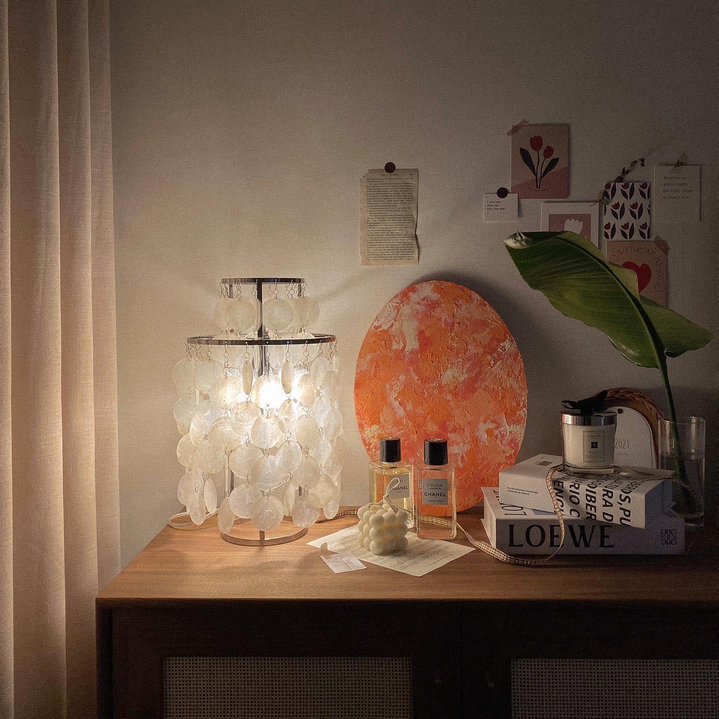 Shell Table Lamp 11.8