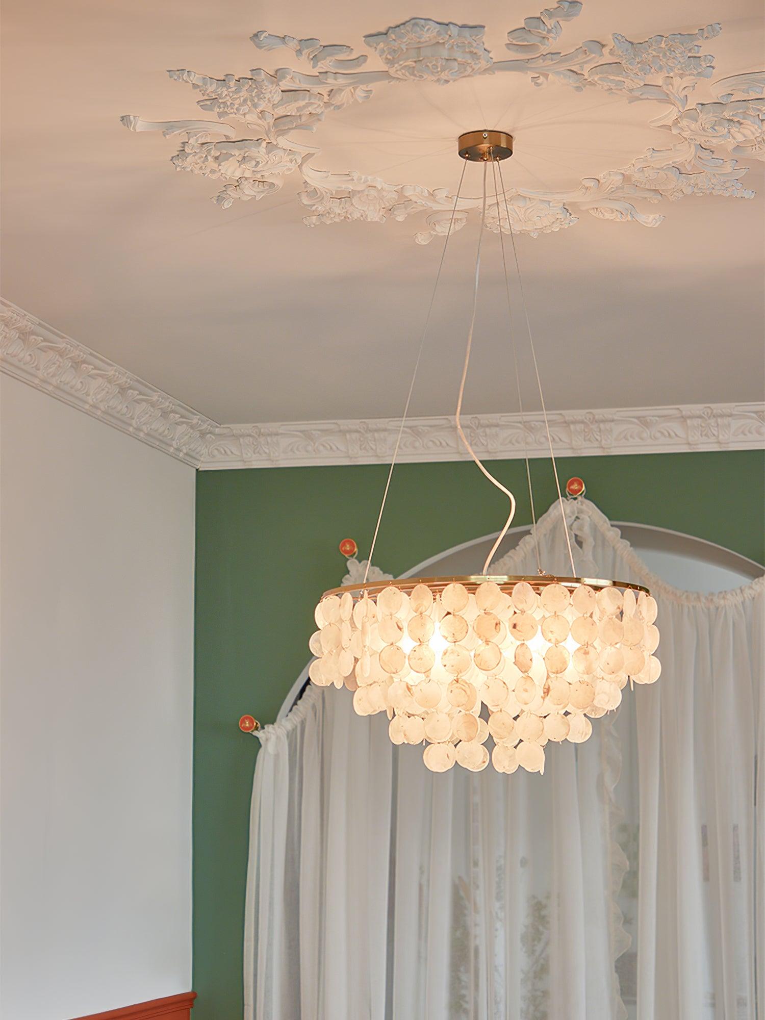 Shell Wind Chime Chandelier