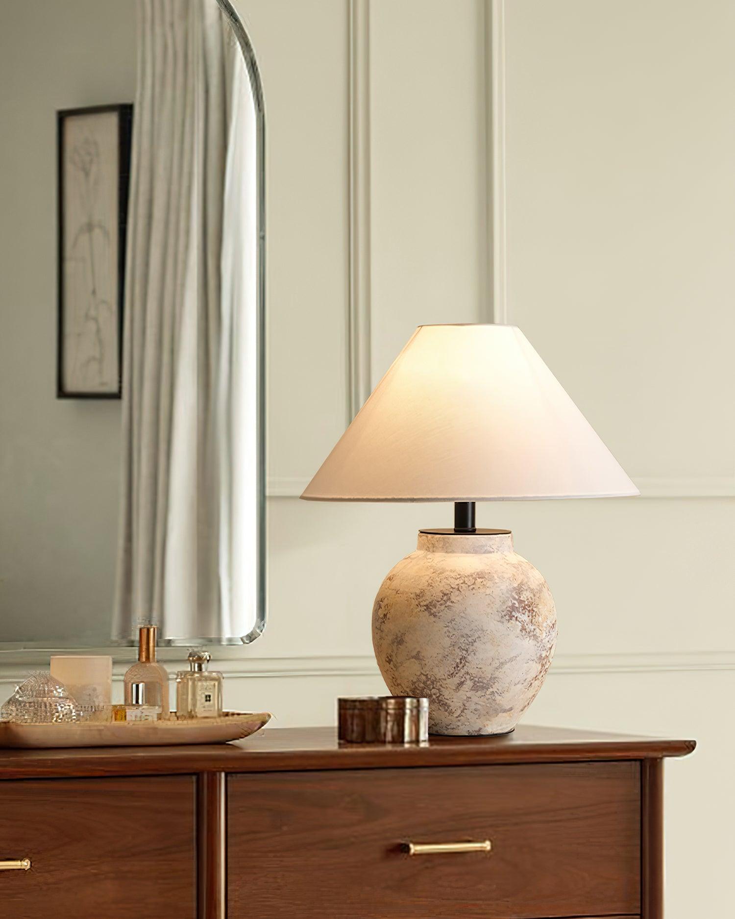 Sierra Clay Table Lamp 15.7