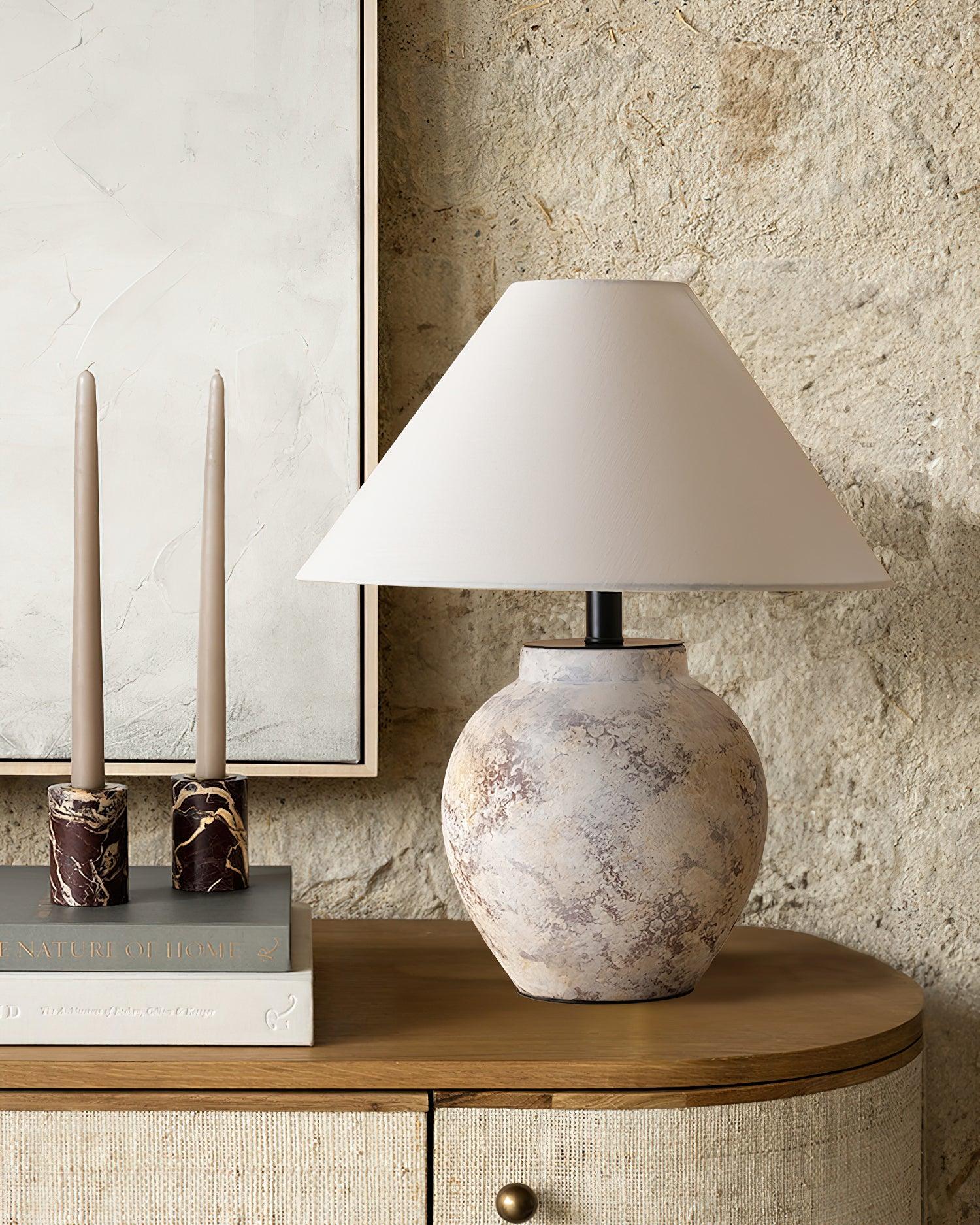 Sierra Clay Table Lamp 15.7