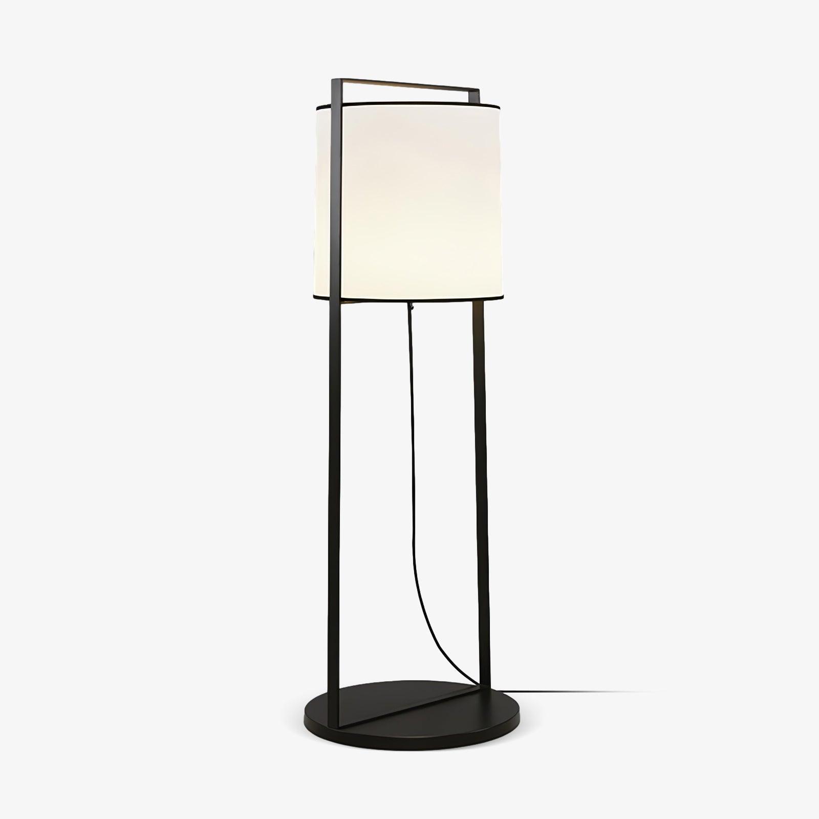 Silhouette Textile Floor Lamp floor lamp in metal, iron, fabric | Tianguang Select