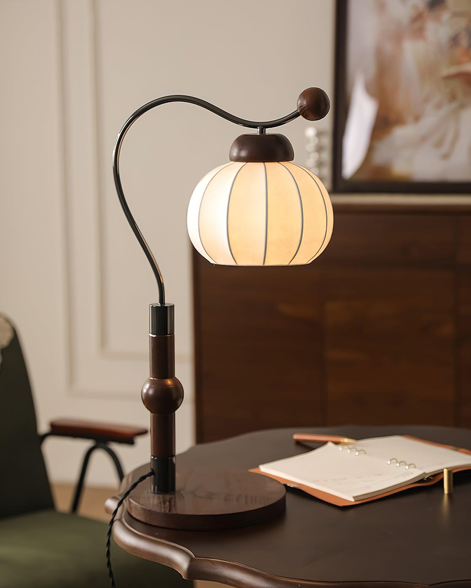 Silk Globe Table Lamp 7.9