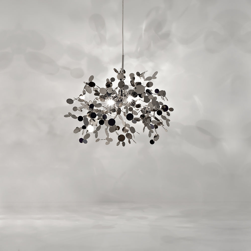 Silver Designer Chandelier
