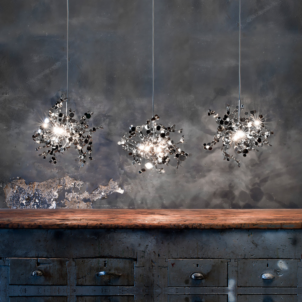 Silver Designer Chandelier