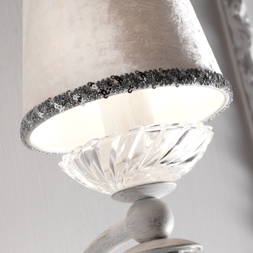 Silver Leaf Lamp