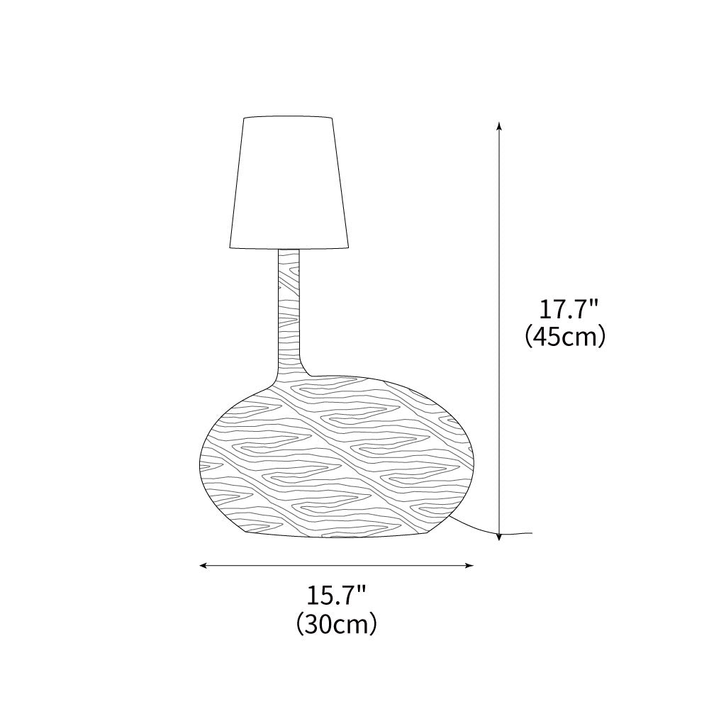 Snail Table Lamp 15.7