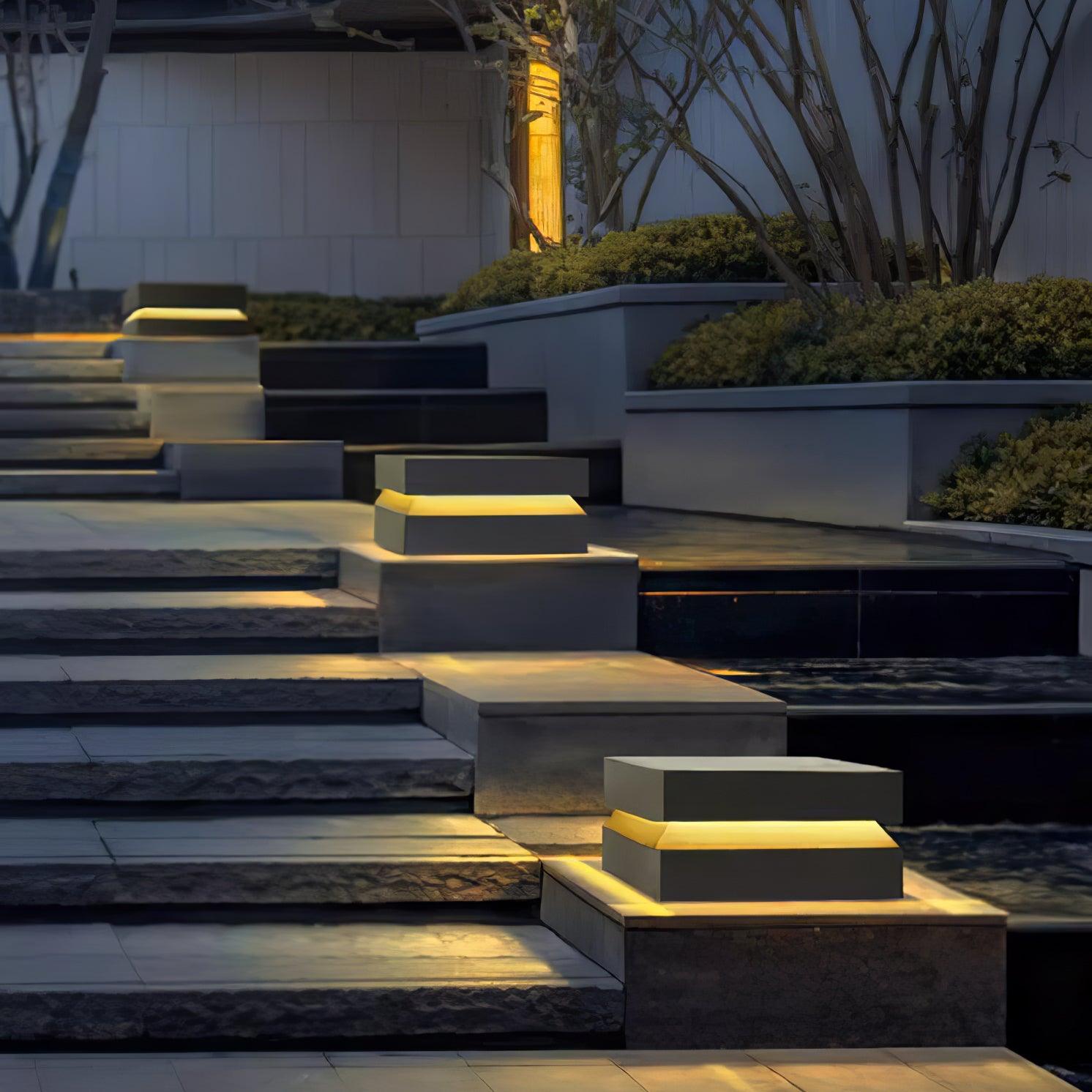 Square Post Exterior Light, Outdoor Wall Light, detail 4