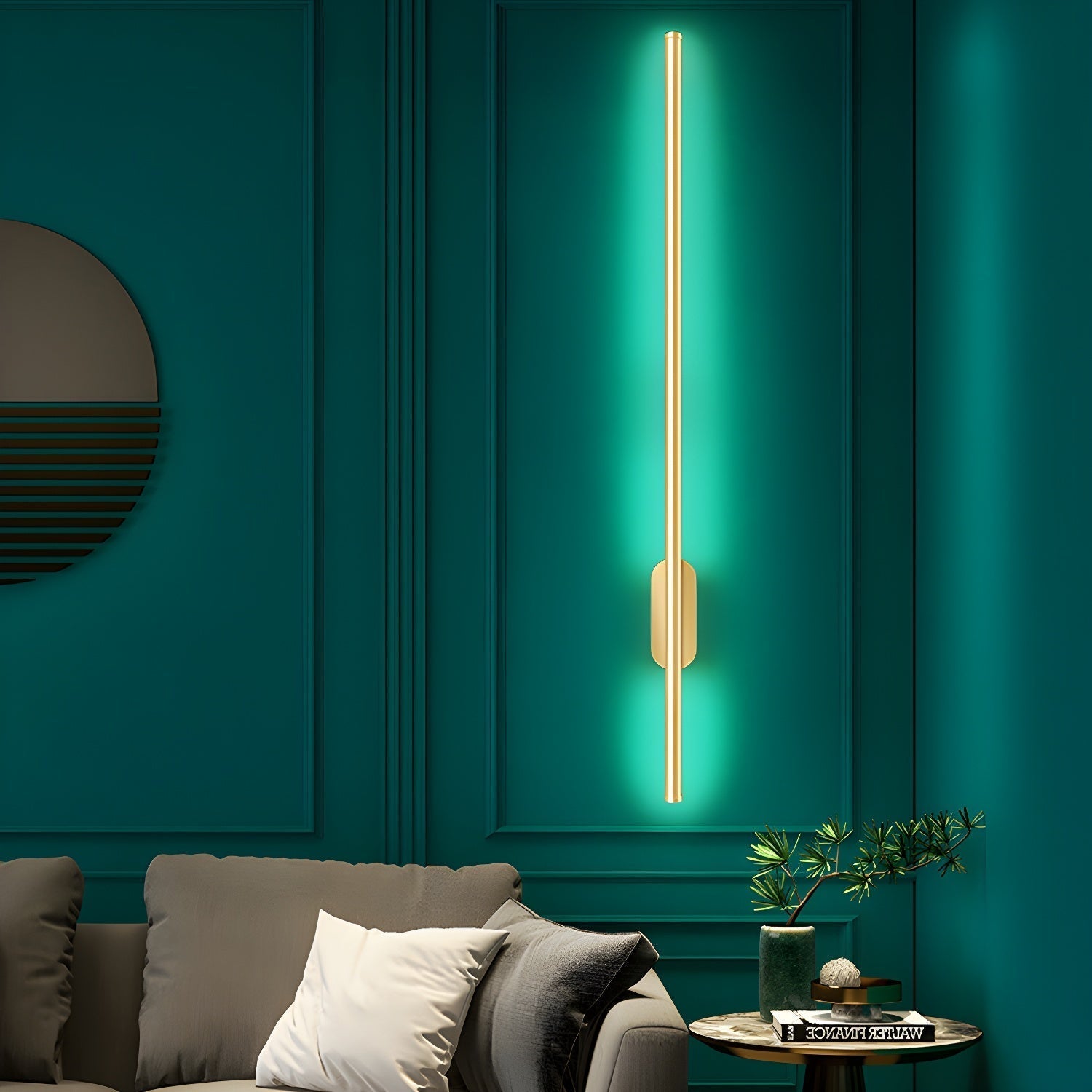 Seraphina Linear Lamp bracket Wall Light, Hardwired Wall Sconce, detail 9
