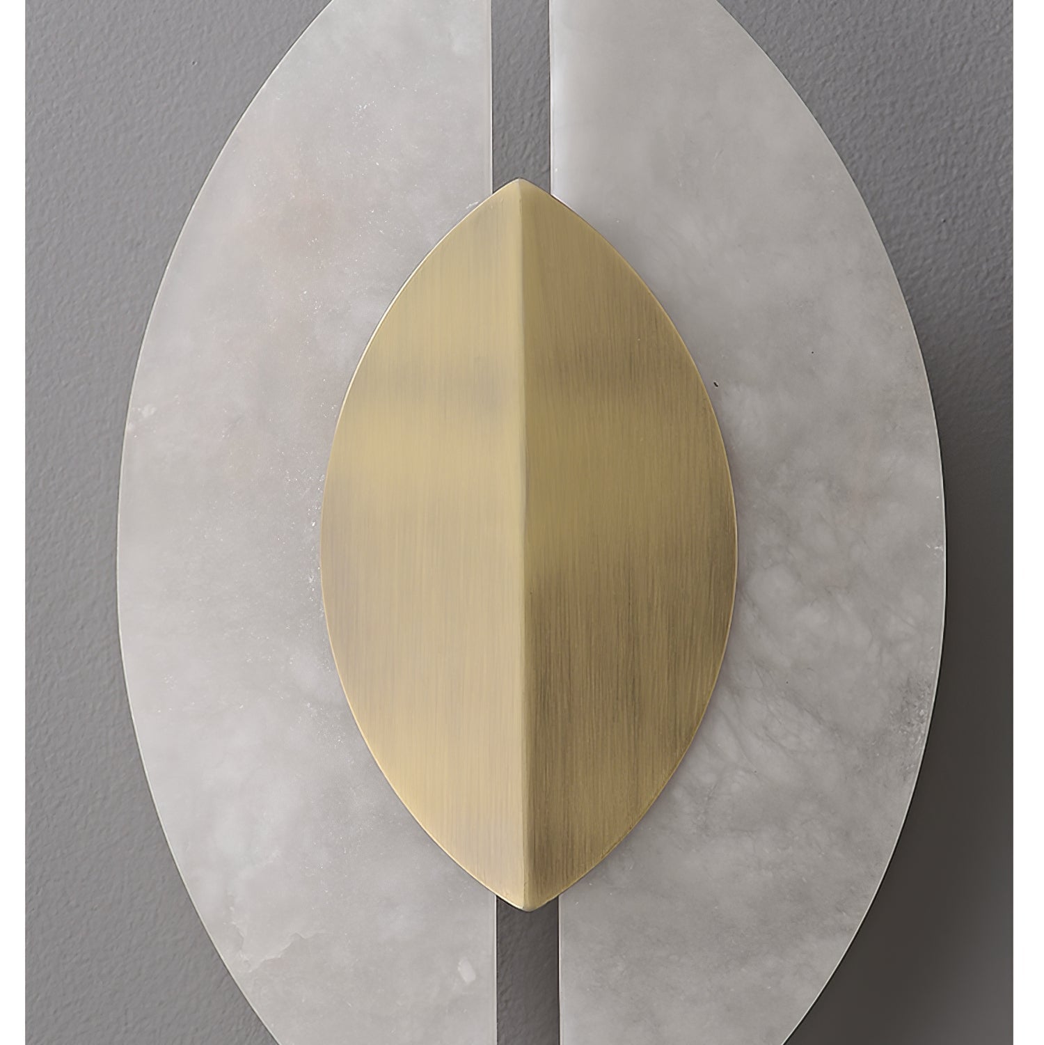Solari Alabaster Leaf Wall Light, Hardwired Wall Sconce, detail 11