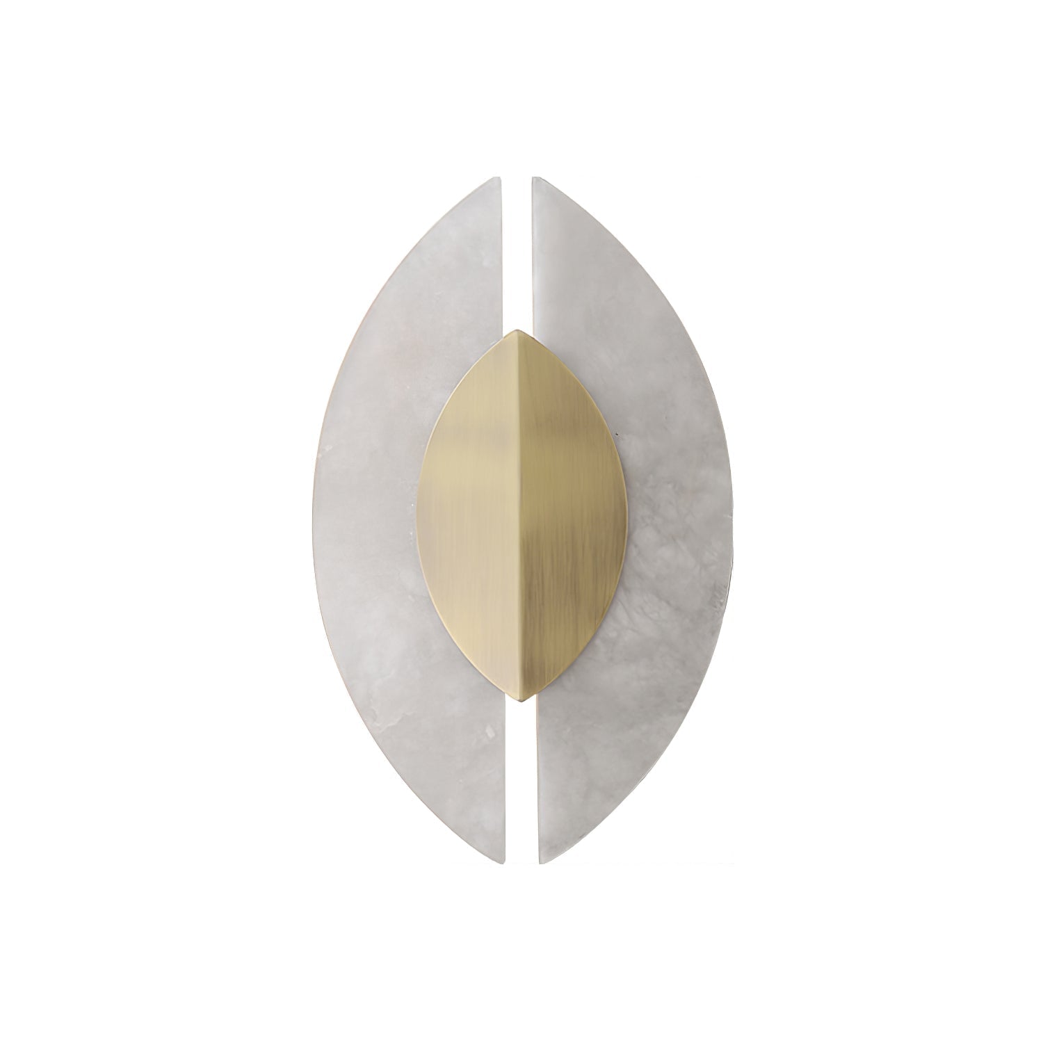 Solari Alabaster Leaf Wall Light, Hardwired Wall Sconce, detail 17