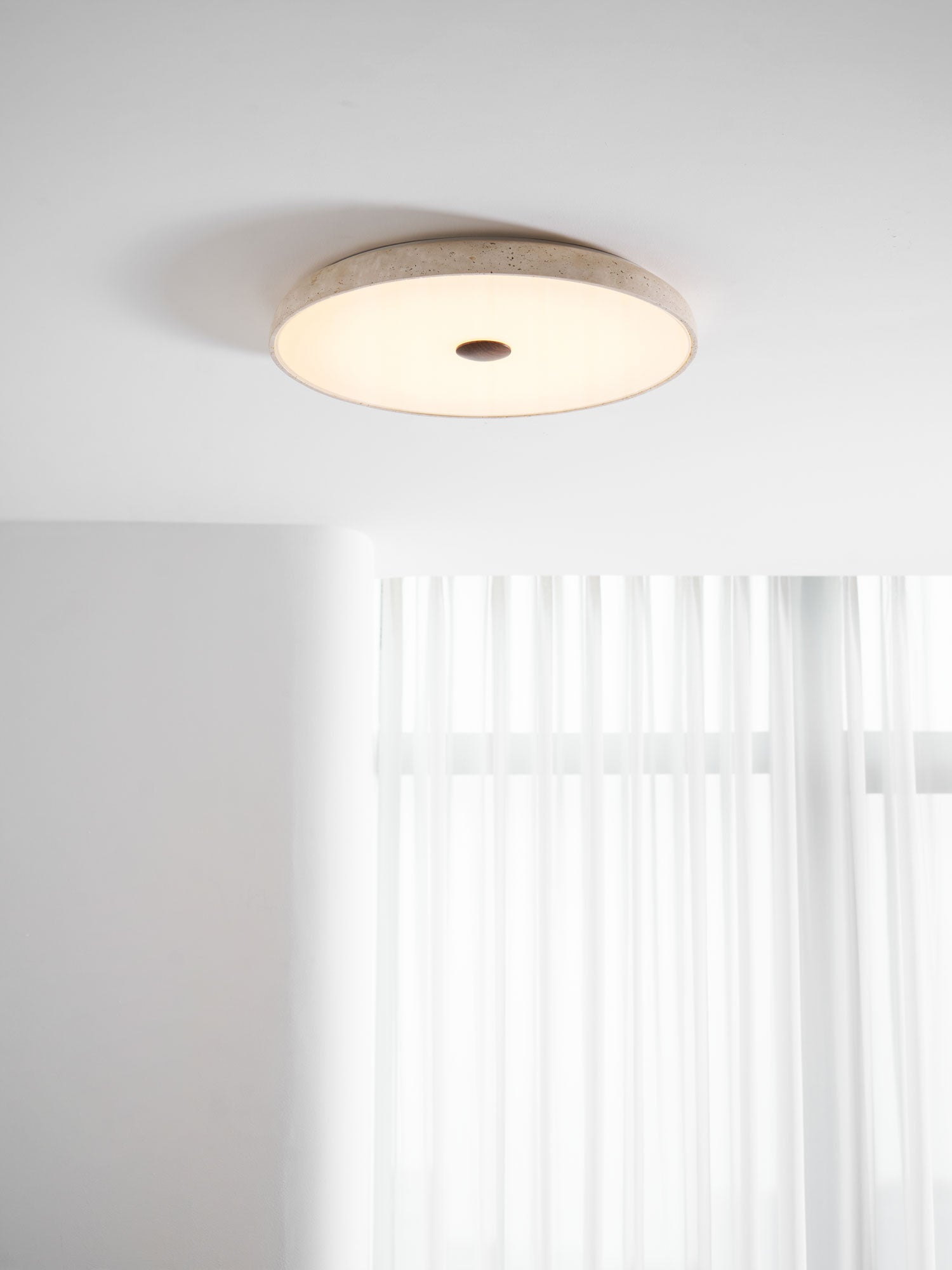 Solaro Travertine Ceiling Light