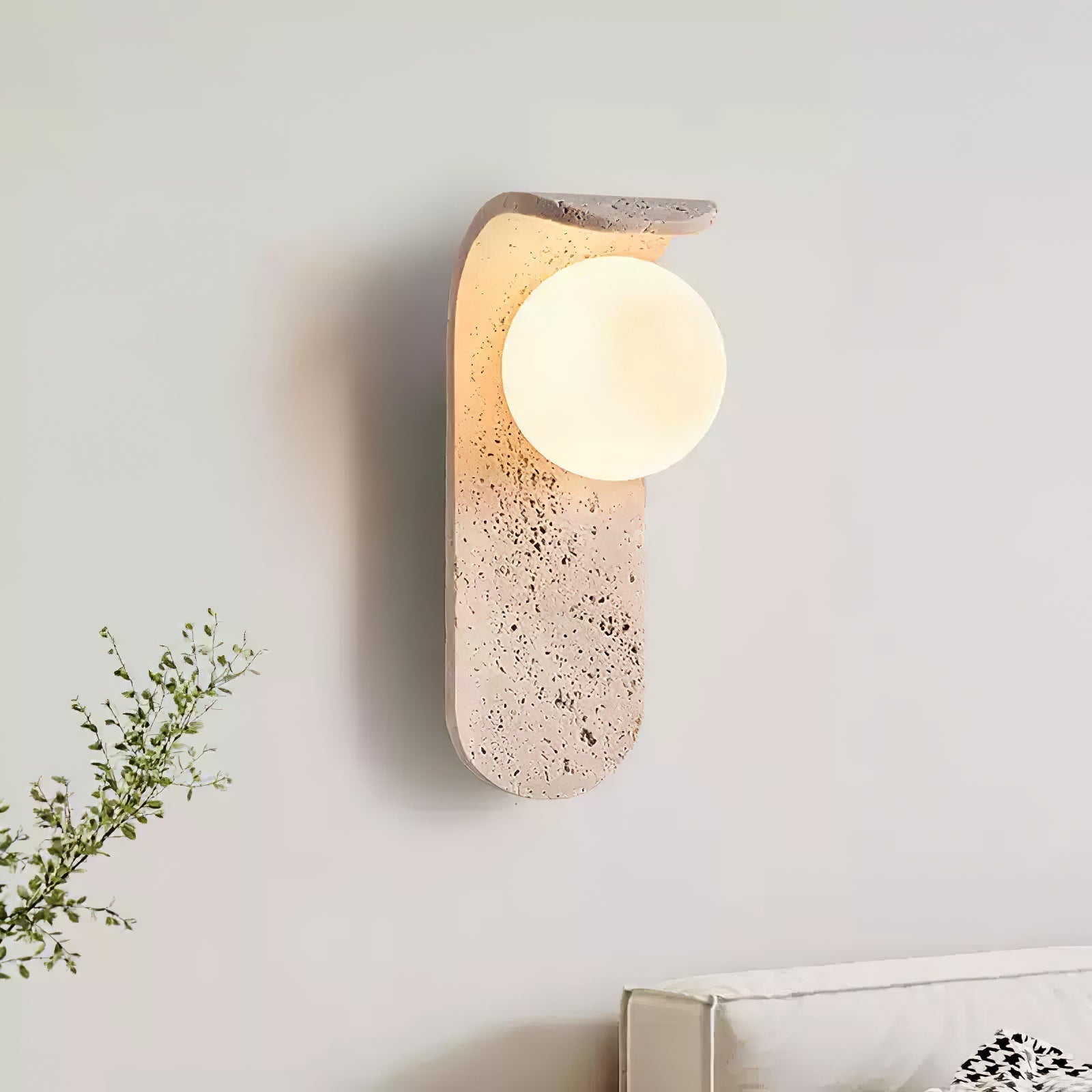 Solis Curve Wall Light, Hardwired Wall Sconce, detail 7