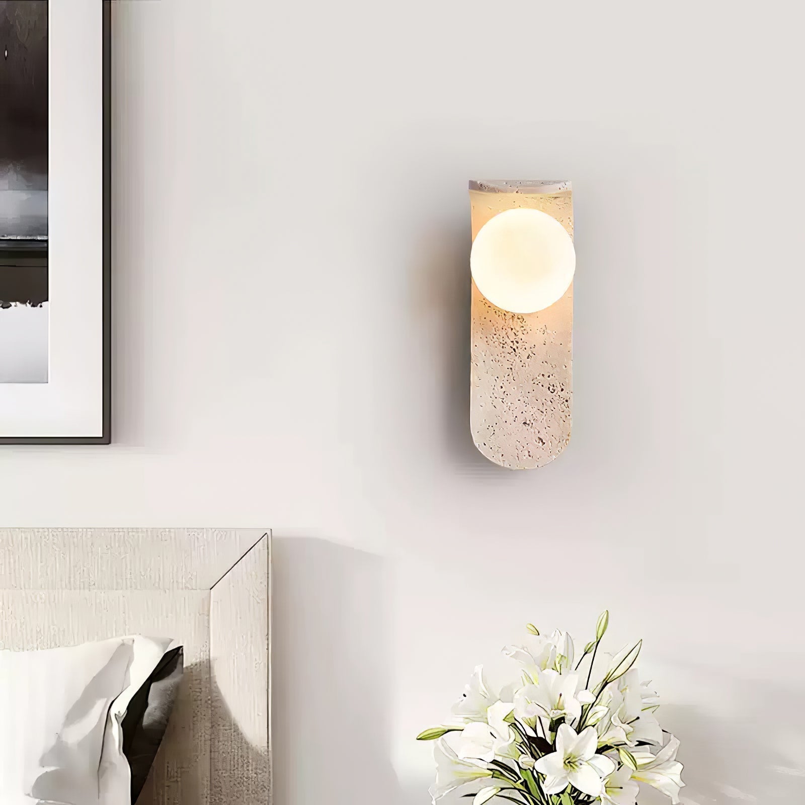 Solis Curve Wall Light, Hardwired Wall Sconce, detail 3