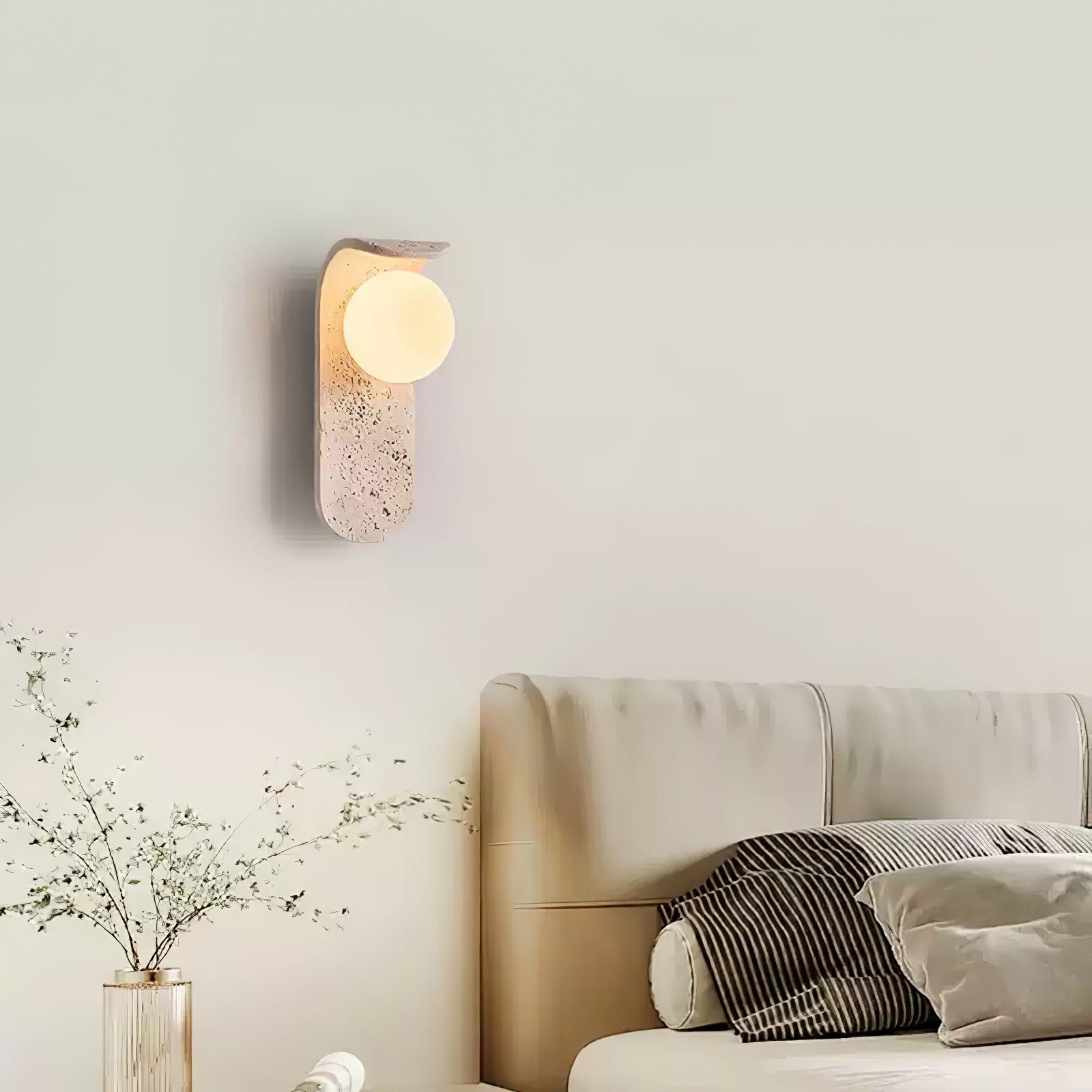 Solis Curve Wall Light, Hardwired Wall Sconce, detail 4