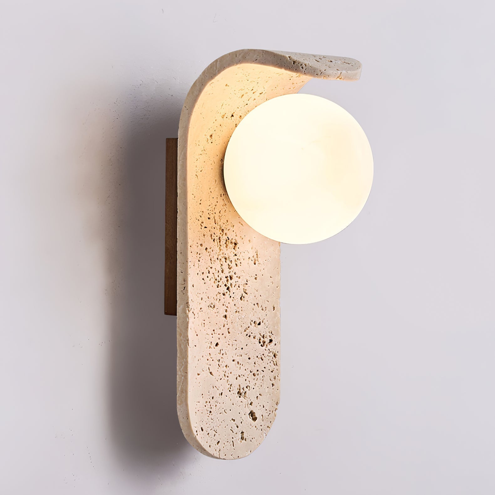 Solis Curve Wall Light, Hardwired Wall Sconce, detail 10