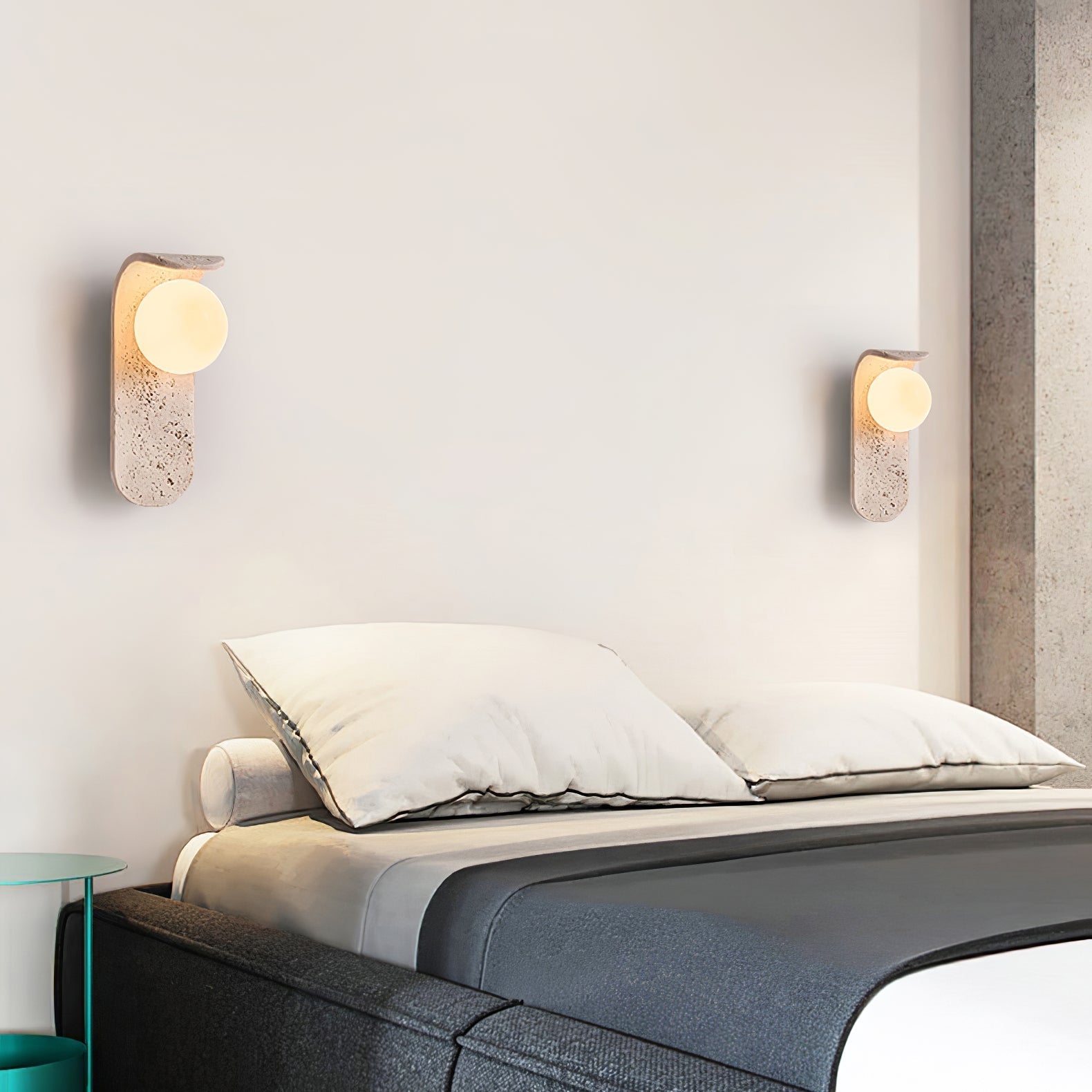 Solis Curve Wall Light, Hardwired Wall Sconce, detail 14