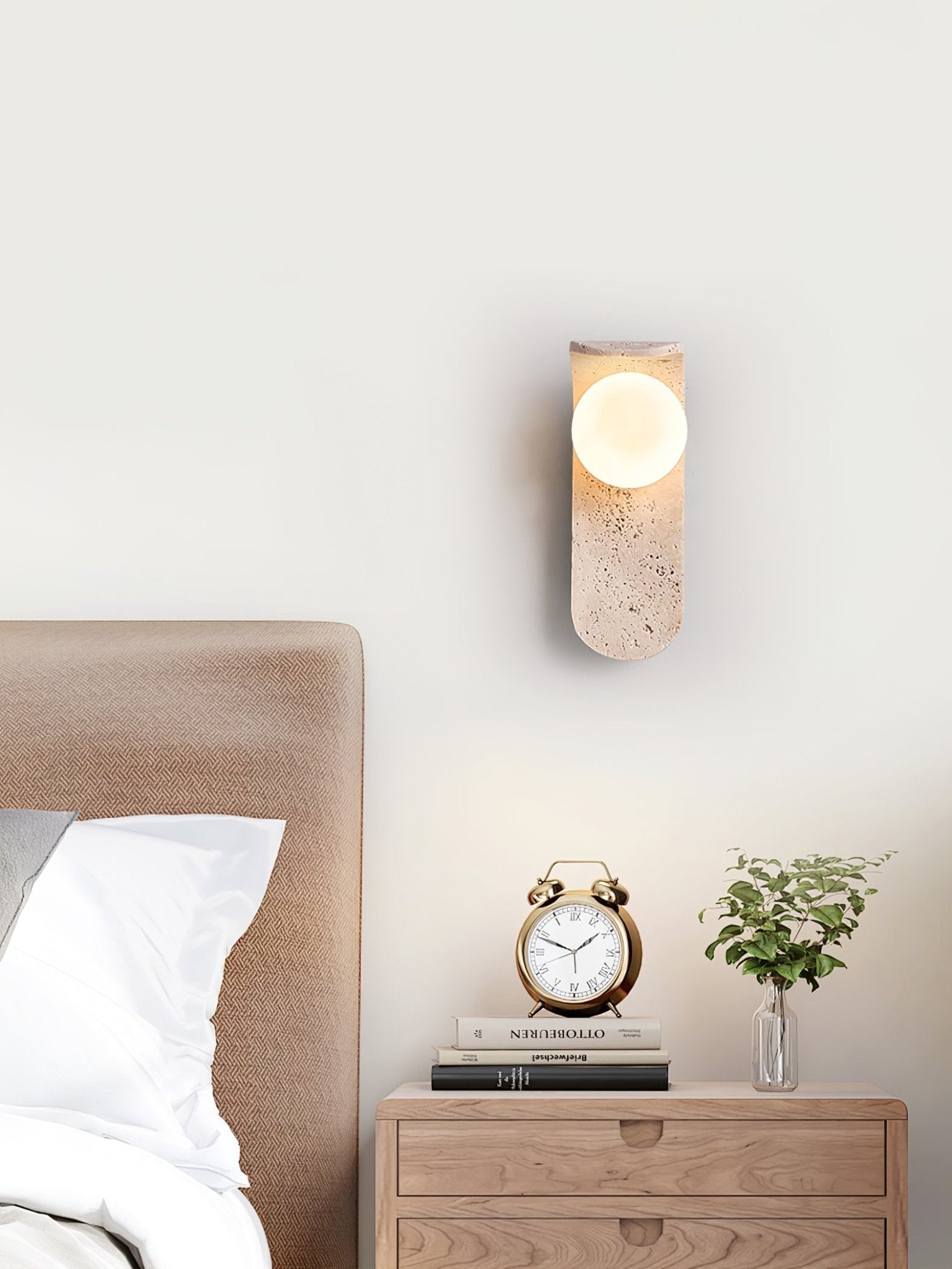 Solis Curve Wall Light, Hardwired Wall Sconce, detail 8