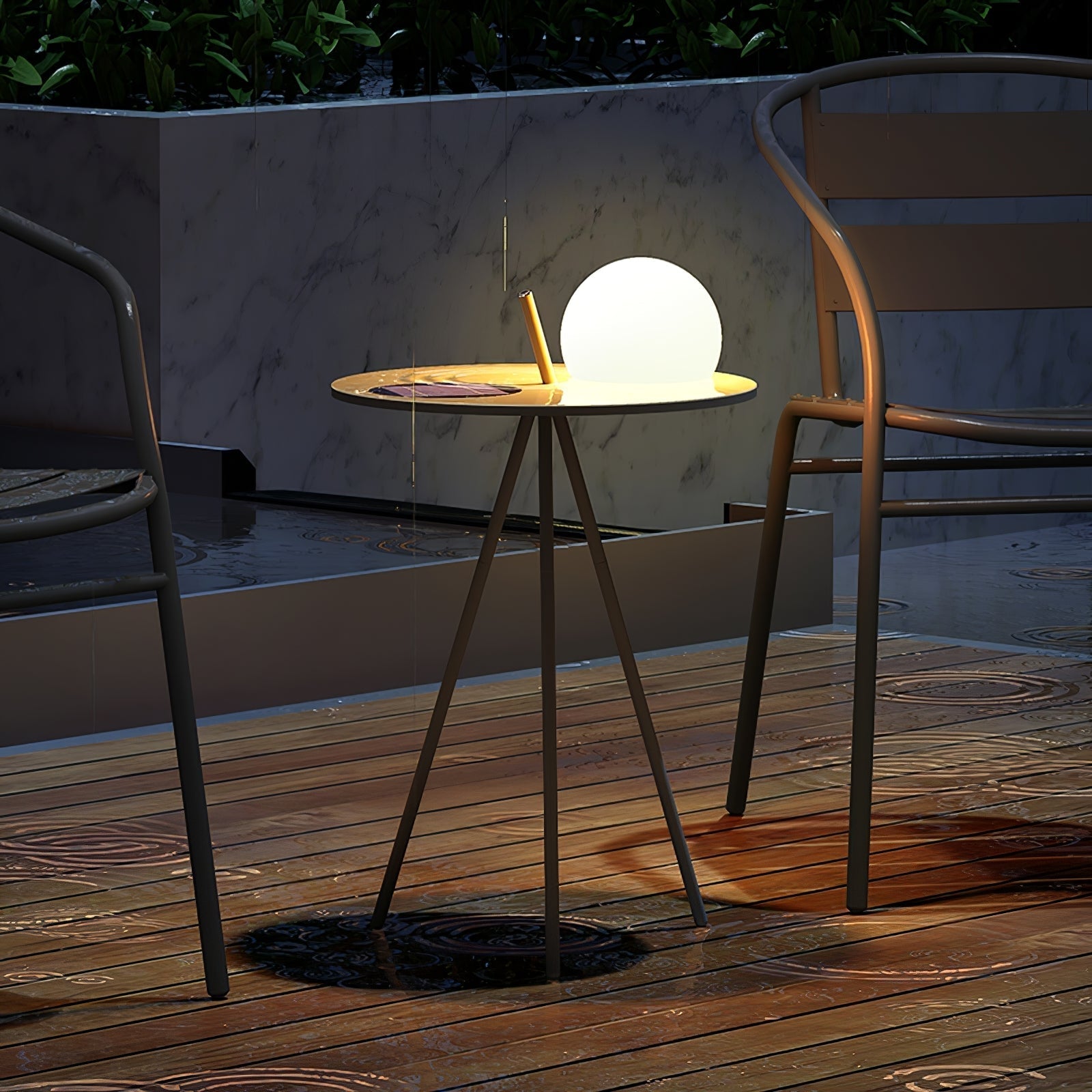 Soluna Tripod Outdoor Lamp End Table