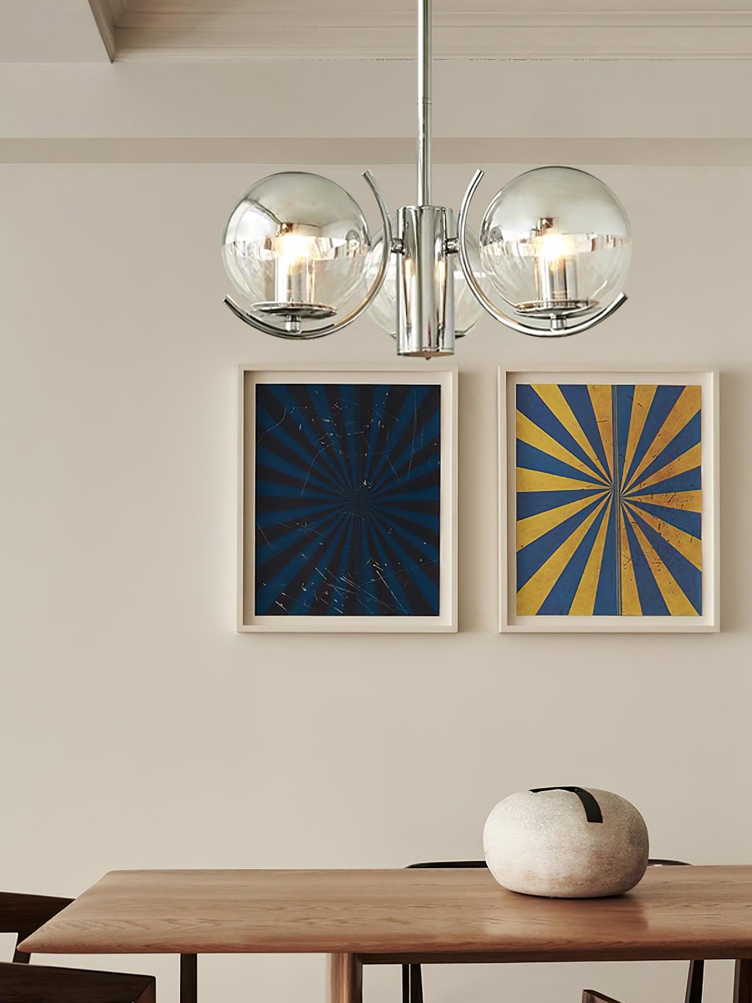 Space Ball Chandelier
