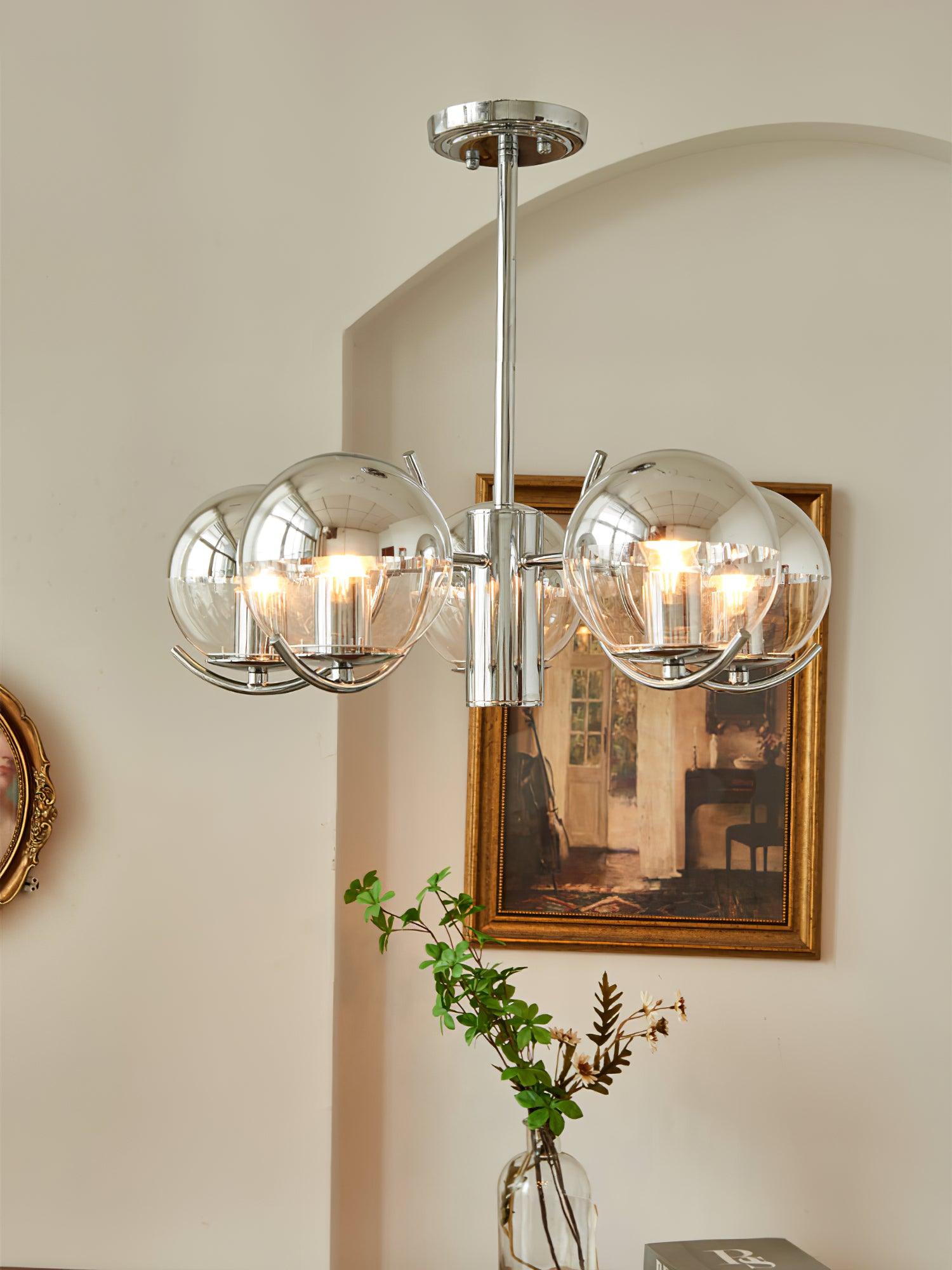 Space Ball Chandelier