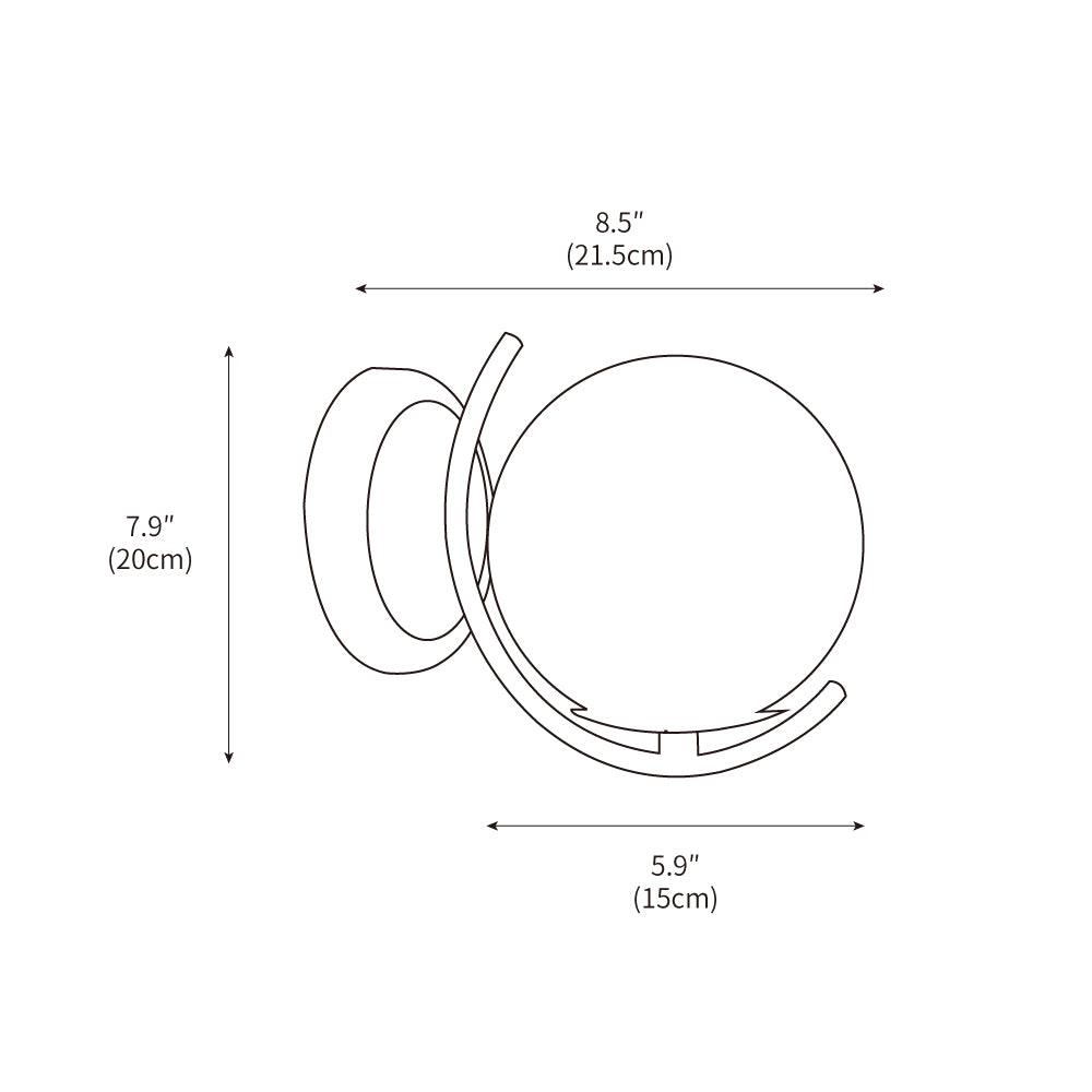 Space Ball Wall Lamp 5.9