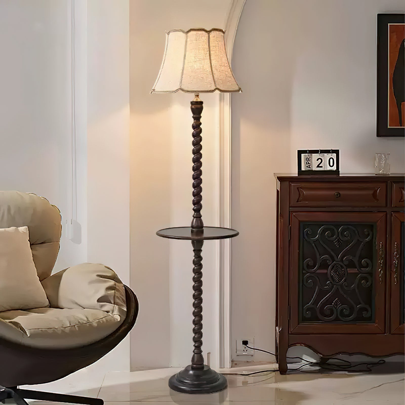 Spiral Floor Lamp 17.7