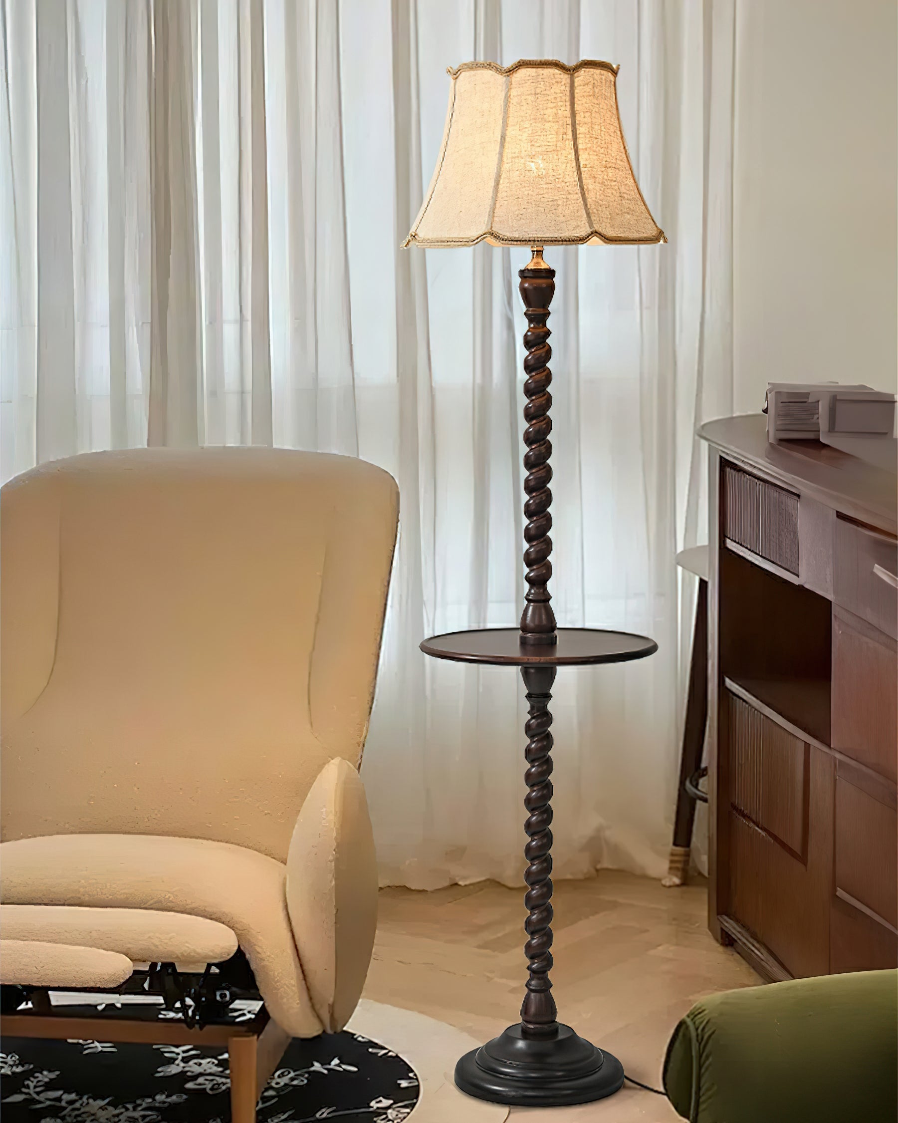 Spiral Floor Lamp 17.7