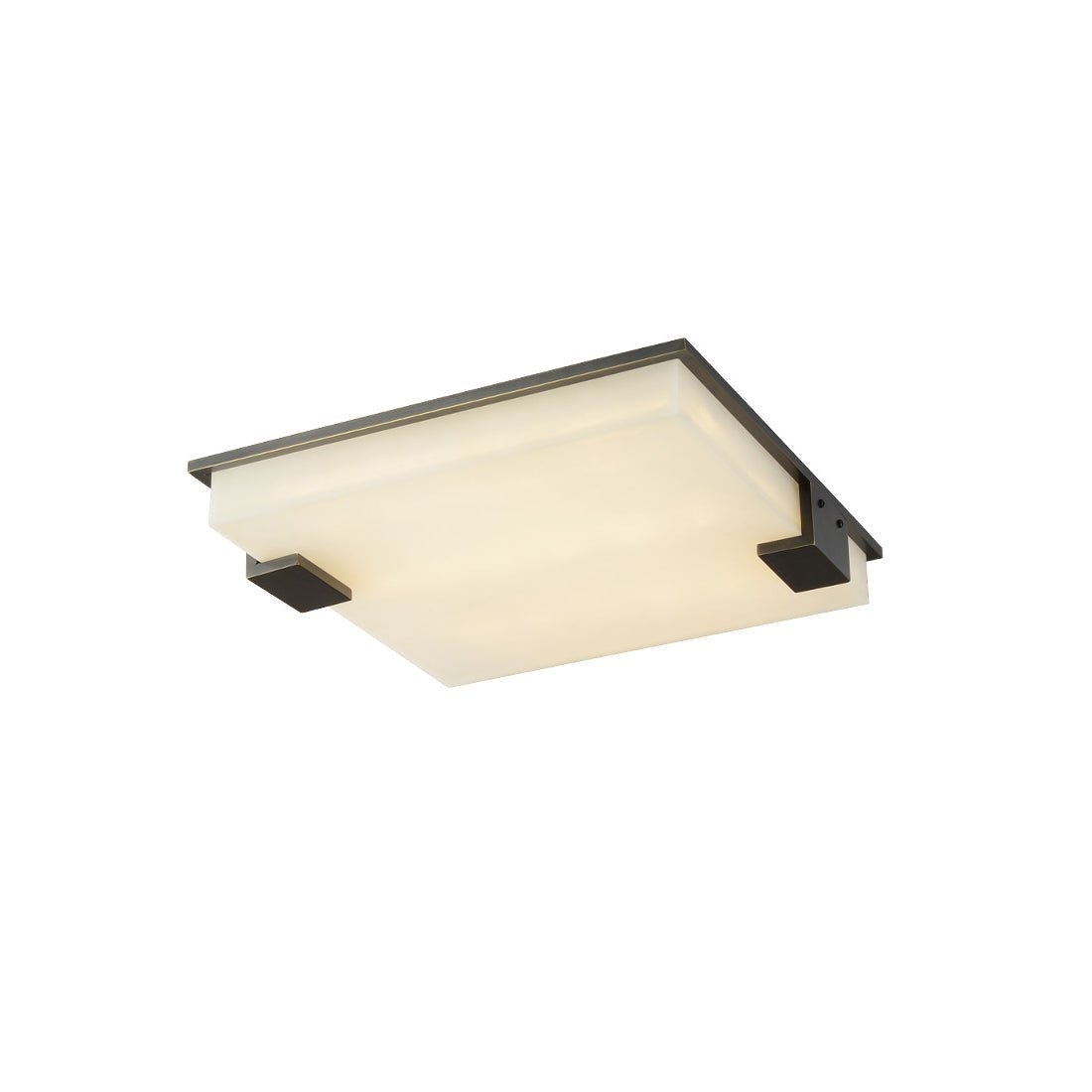 Square Alabaster Ceiling Light
