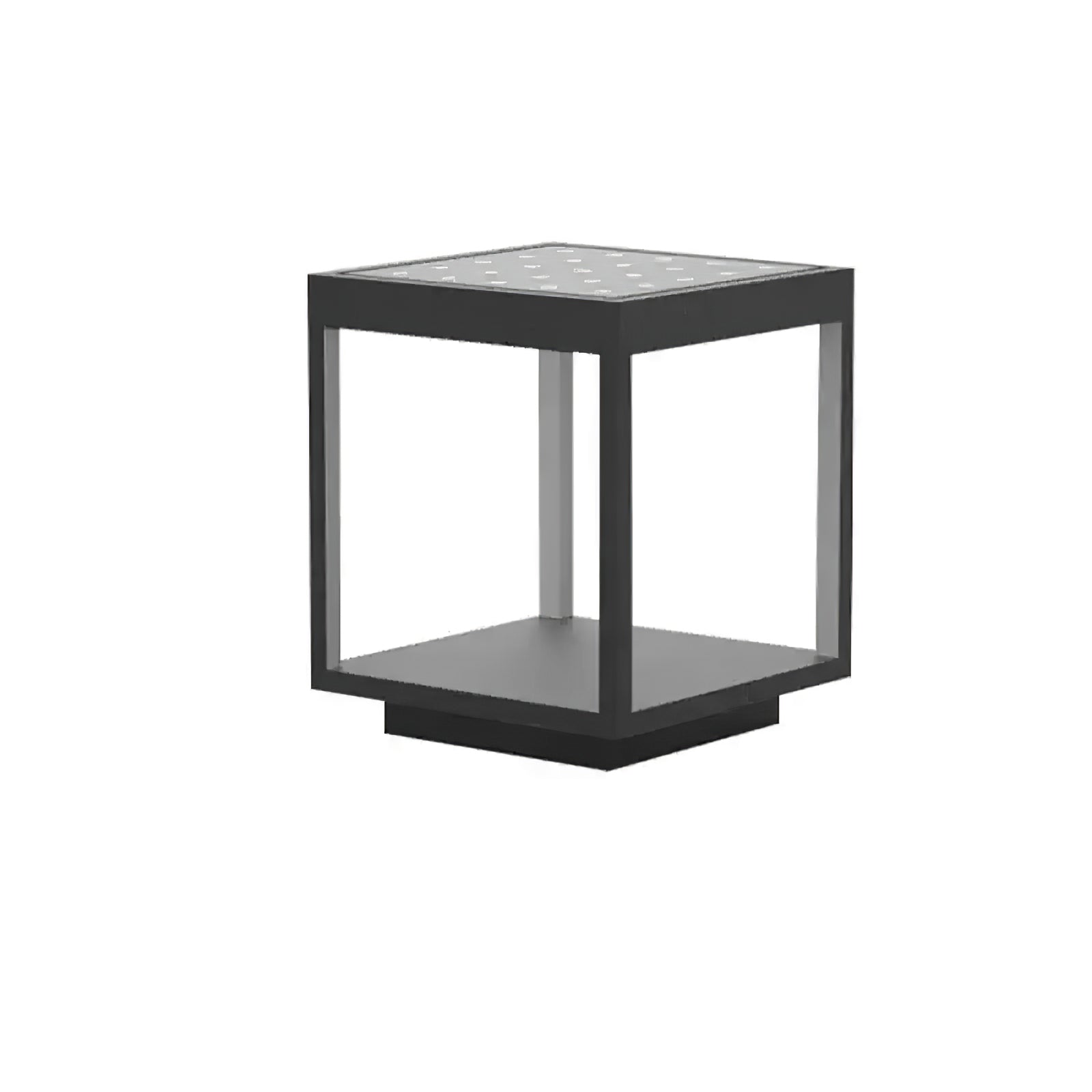 Square Frame Solar Outdoor Light Table Lamp